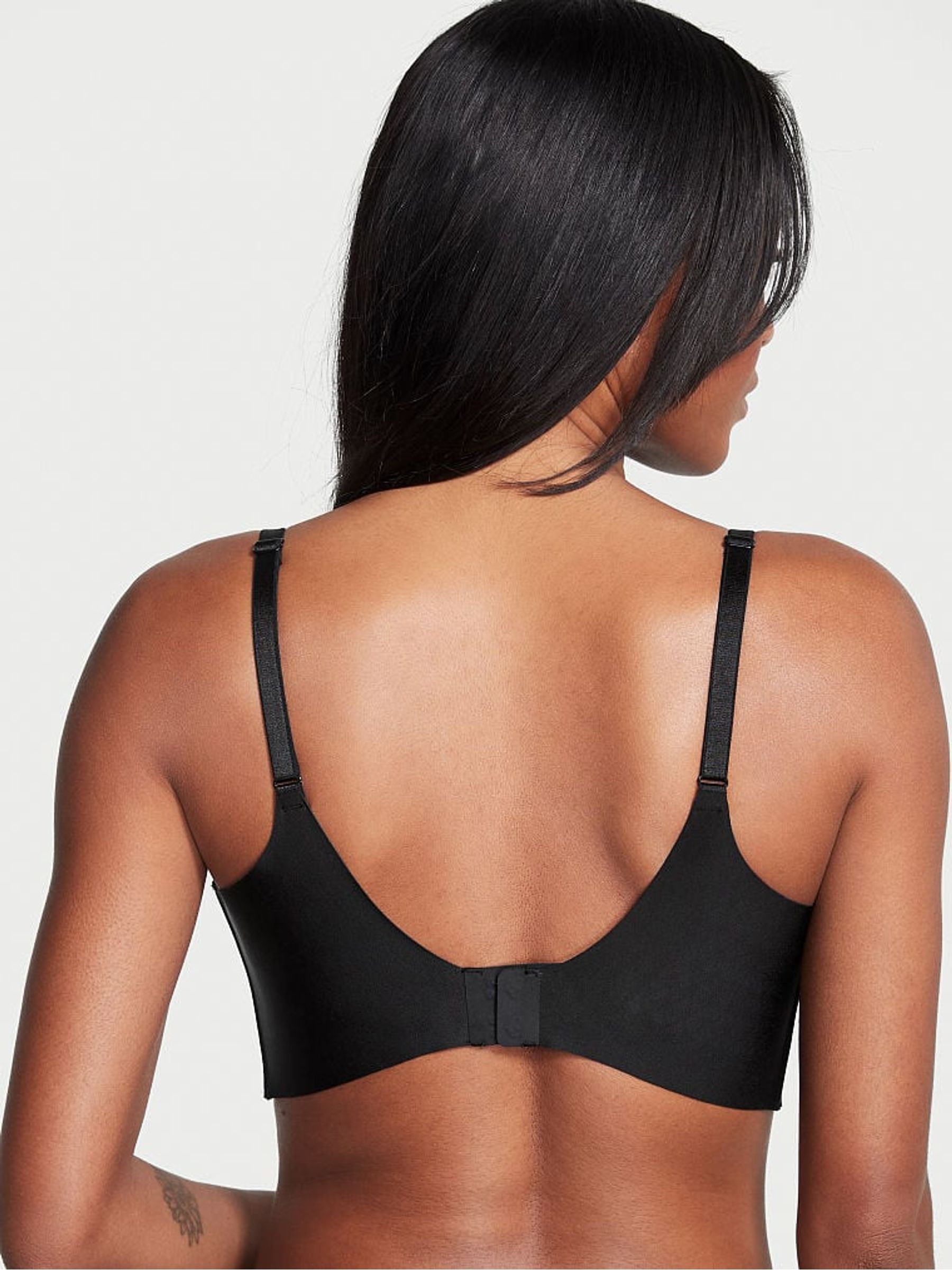 Black Plunge Low Back Bra - Image 2 of 4