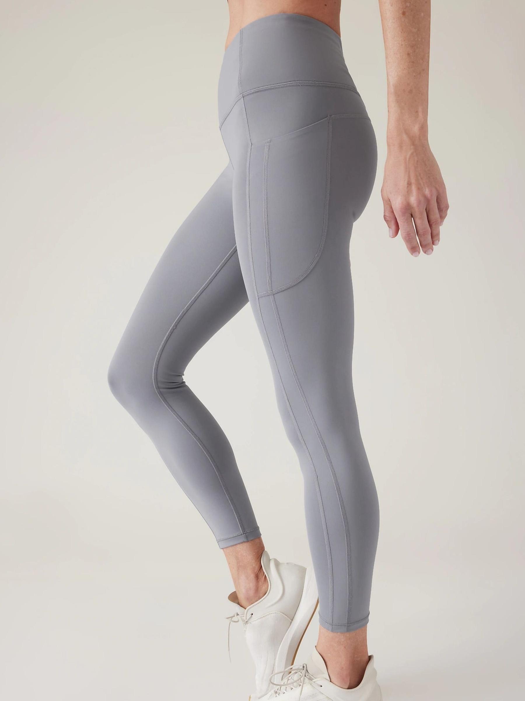 Athleta Grey Ultimate High Rise 7/8 Leggings - Image 3 of 6