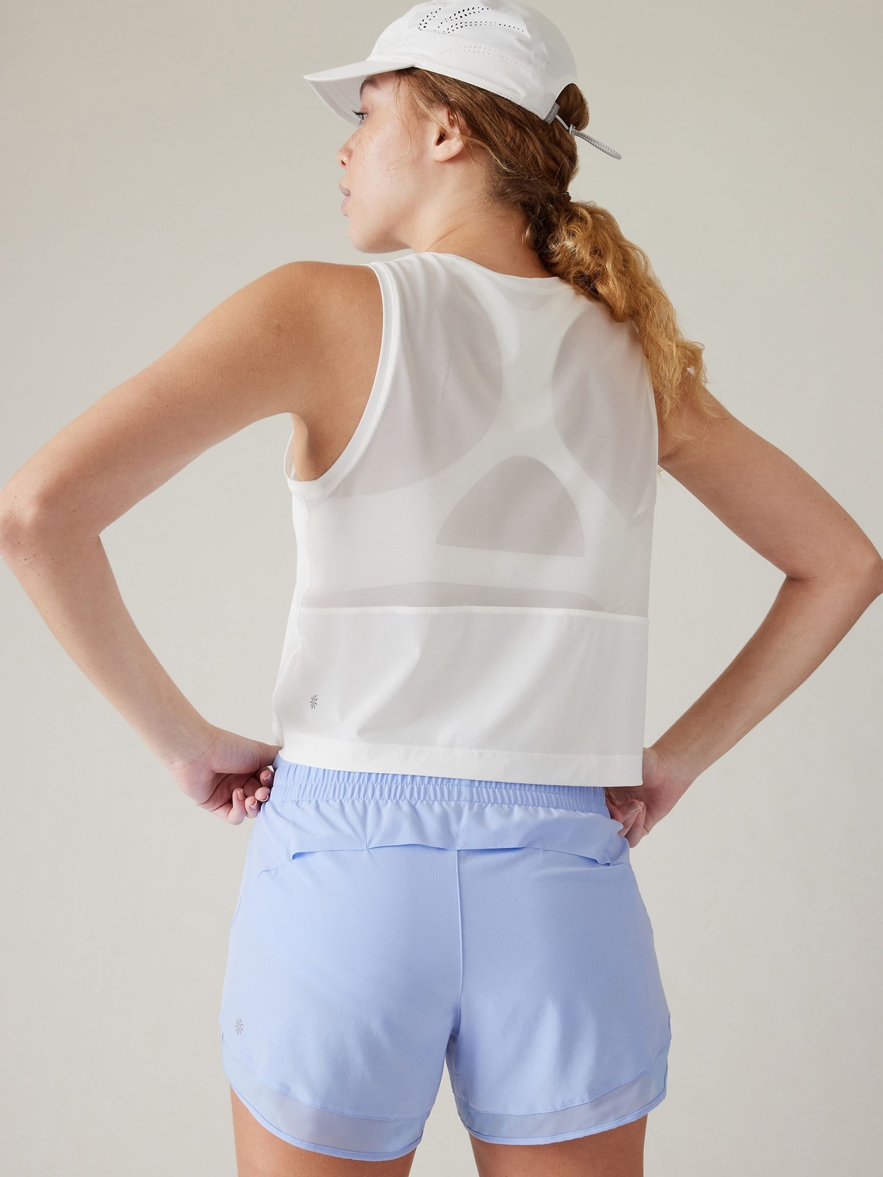 Athleta White Ultimate Muscle Tank Top - Image 7 of 8
