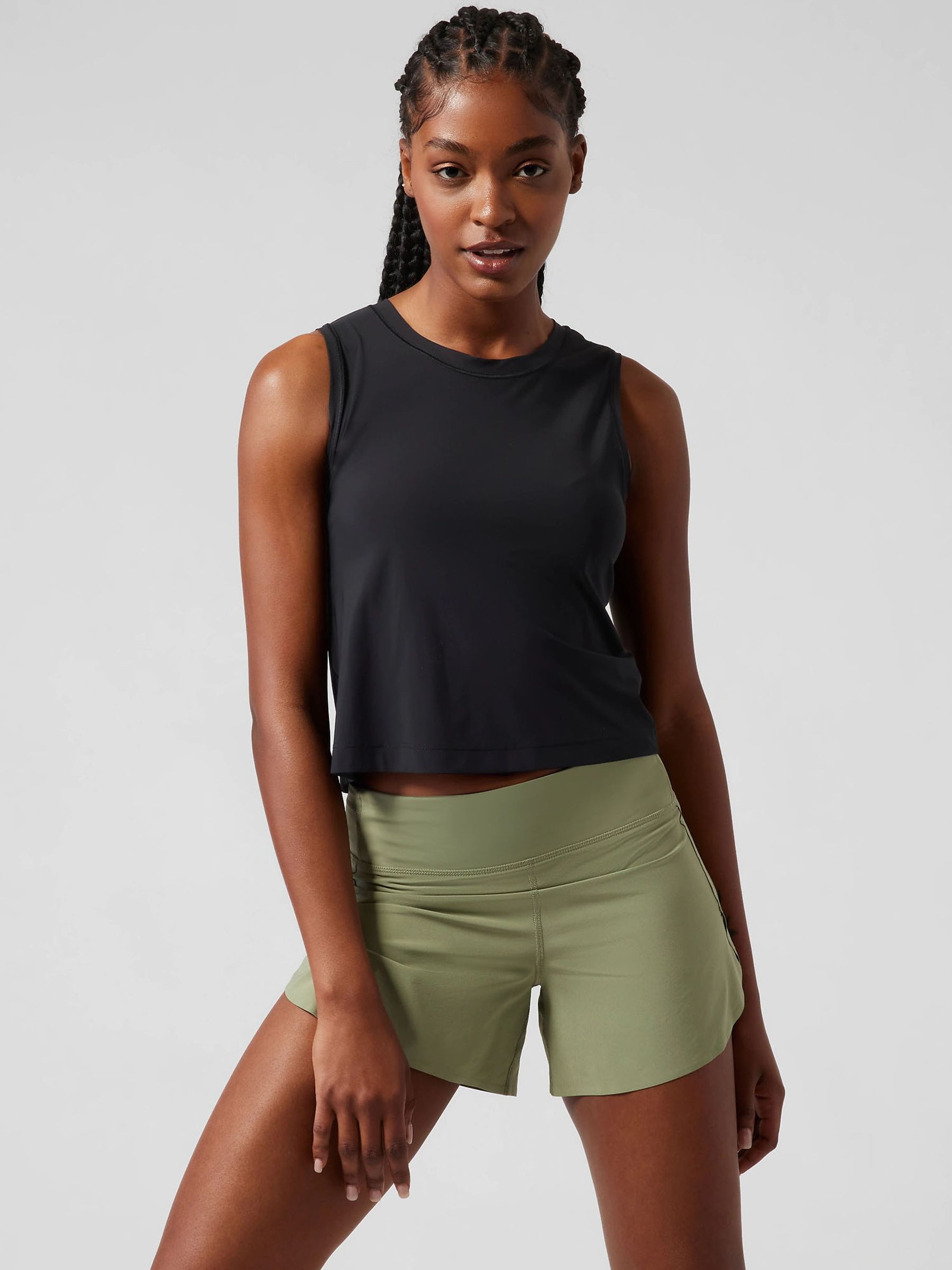 Athleta Black Ultimate Muscle Tank Top - Image 1 of 5