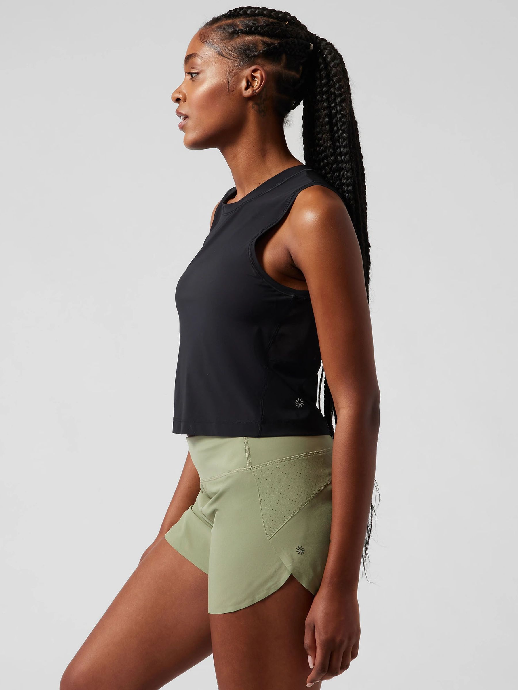 Athleta Black Ultimate Muscle Tank Top - Image 3 of 5