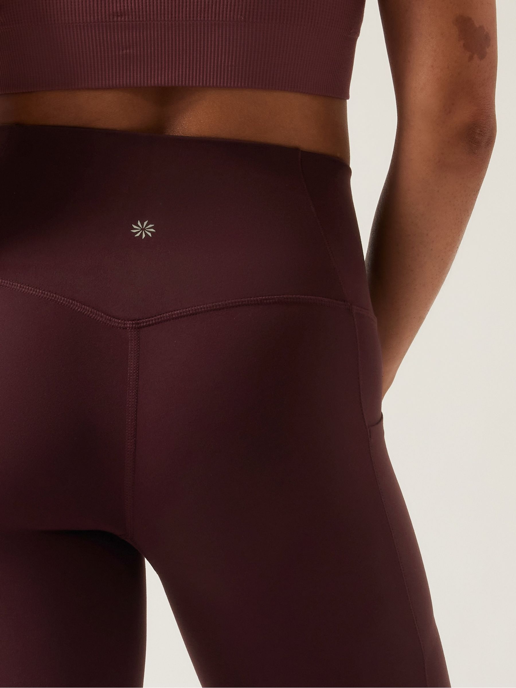 Athleta Purple Salutation High Rise Capri Leggings - Image 6 of 6