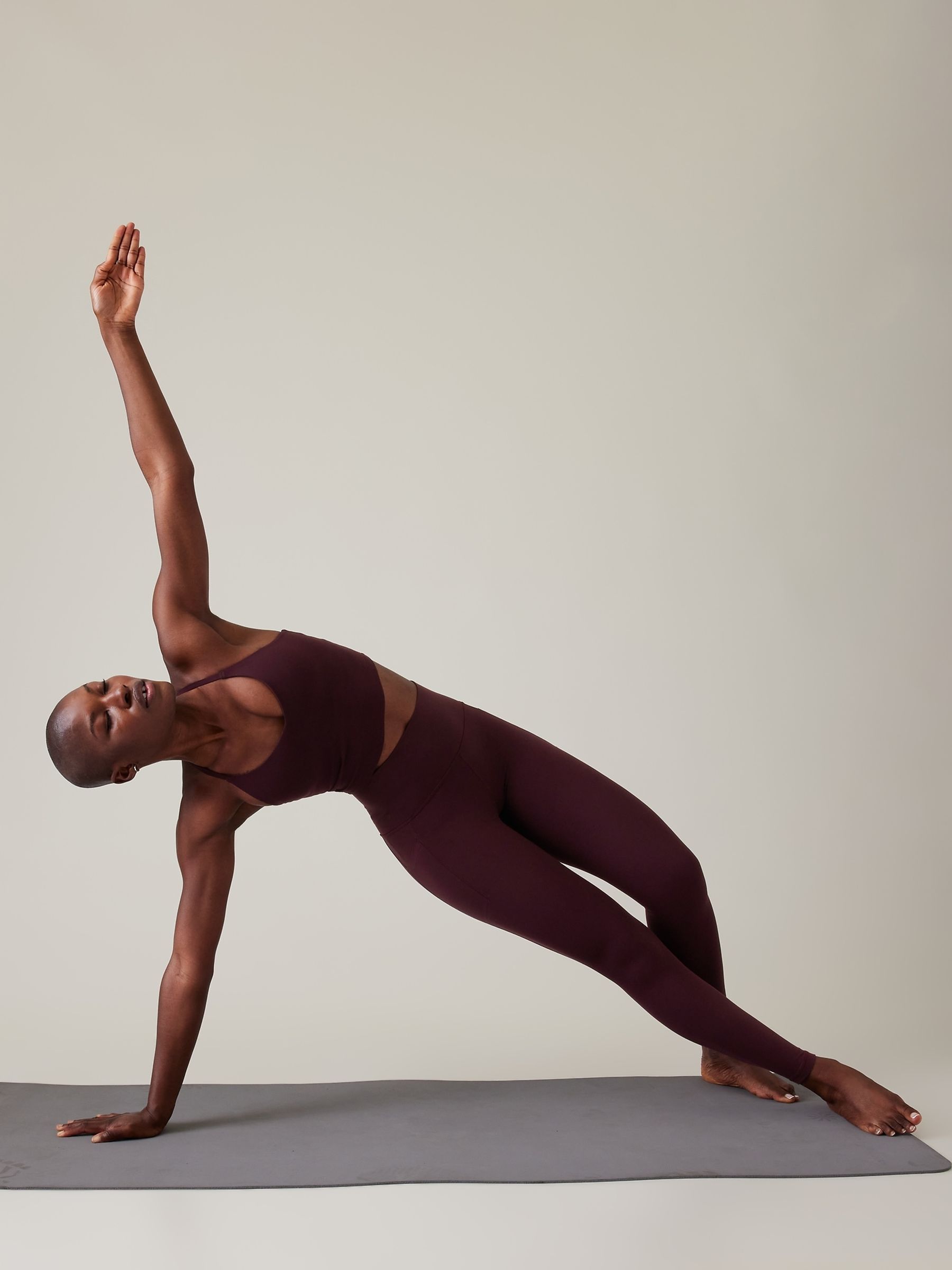 Athleta Purple Salutation High Waisted Leggings - Image 5 of 7