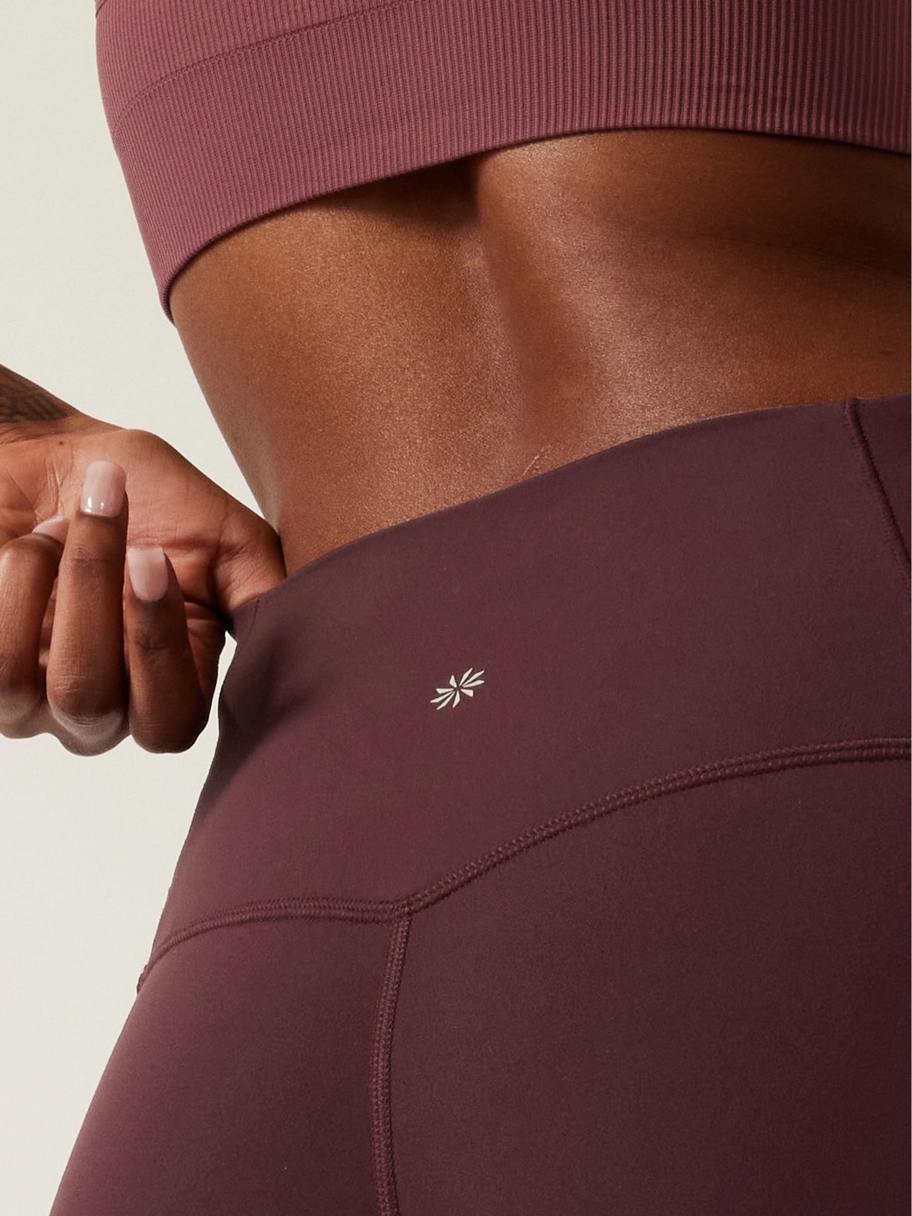 Athleta Purple Salutation High Waisted Leggings - Image 7 of 7