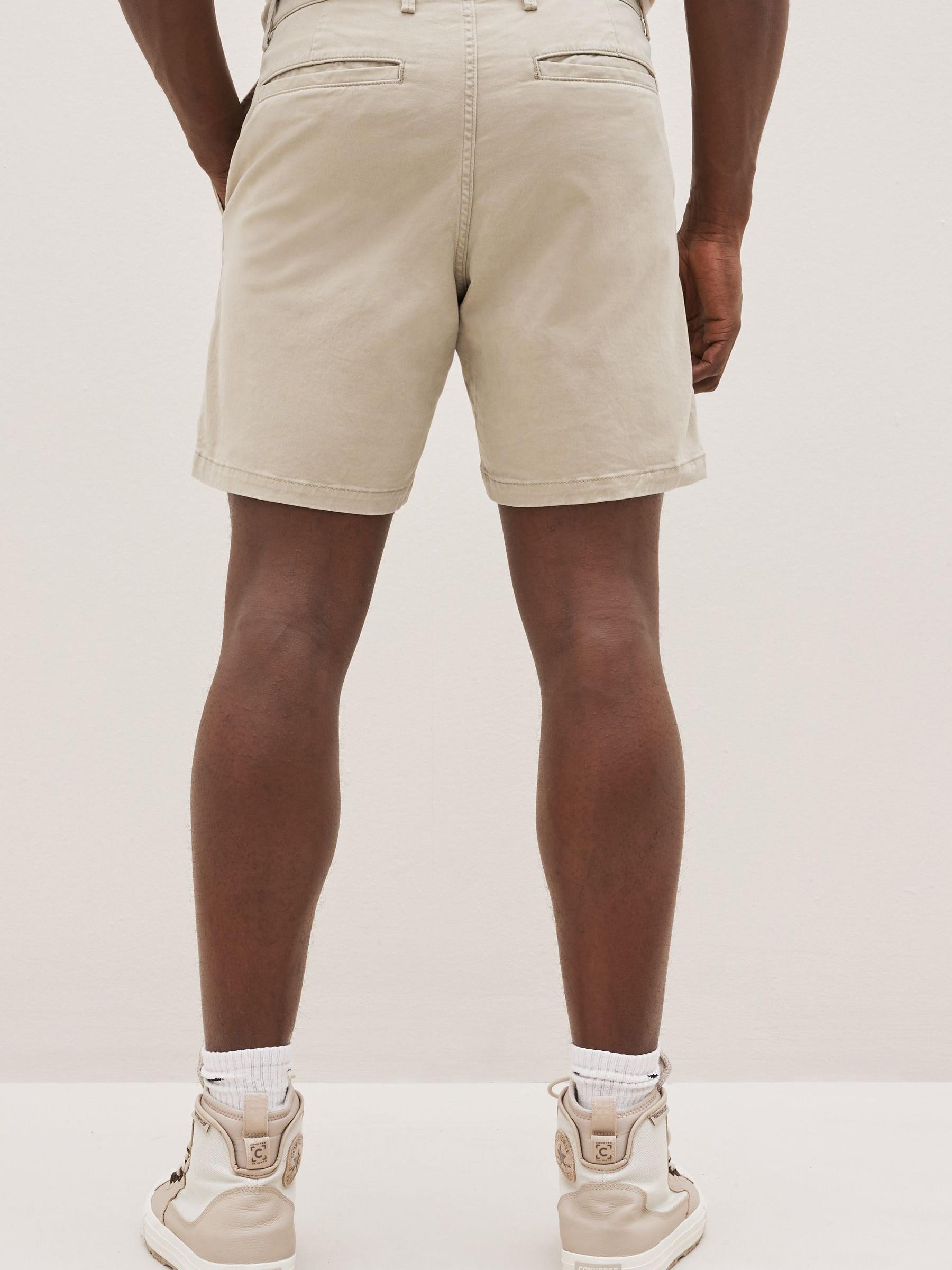 Beige 7" Essential Chino Shorts - Image 2 of 5