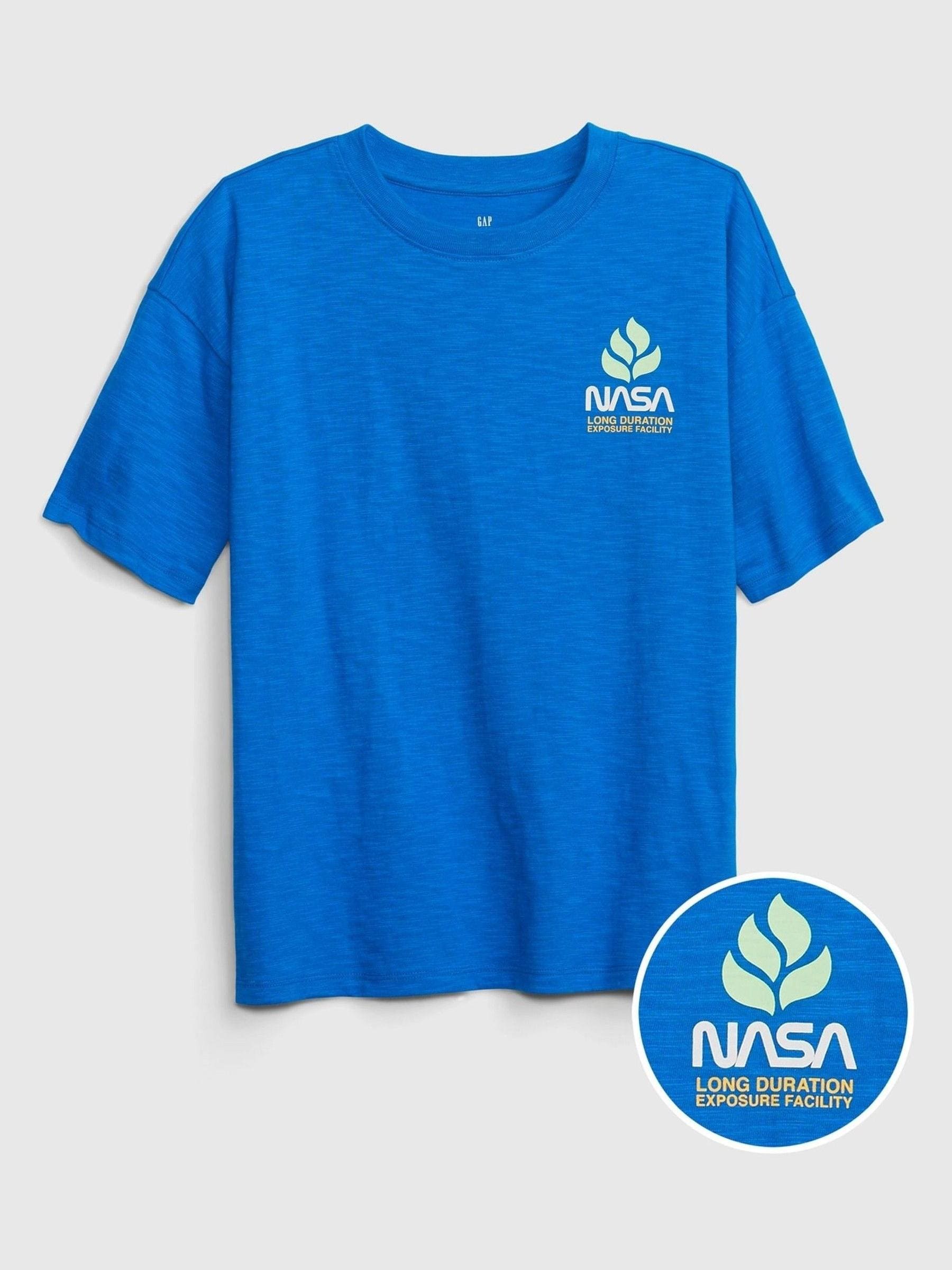 Blue NASA Grpahic Short Sleeve T-Shirt - Image 1 of 1