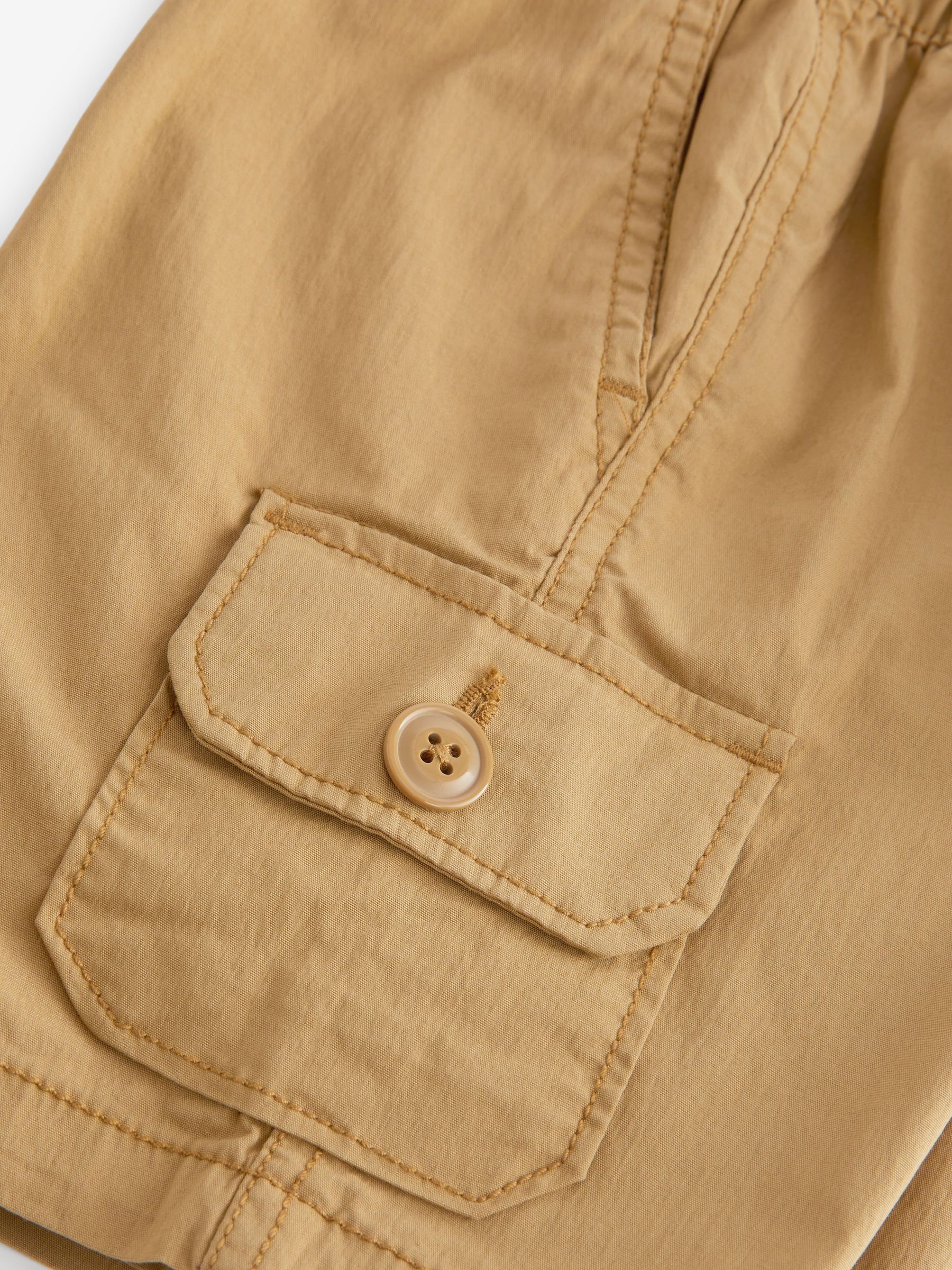 Tan Brown Cargo Shorts - Image 3 of 3