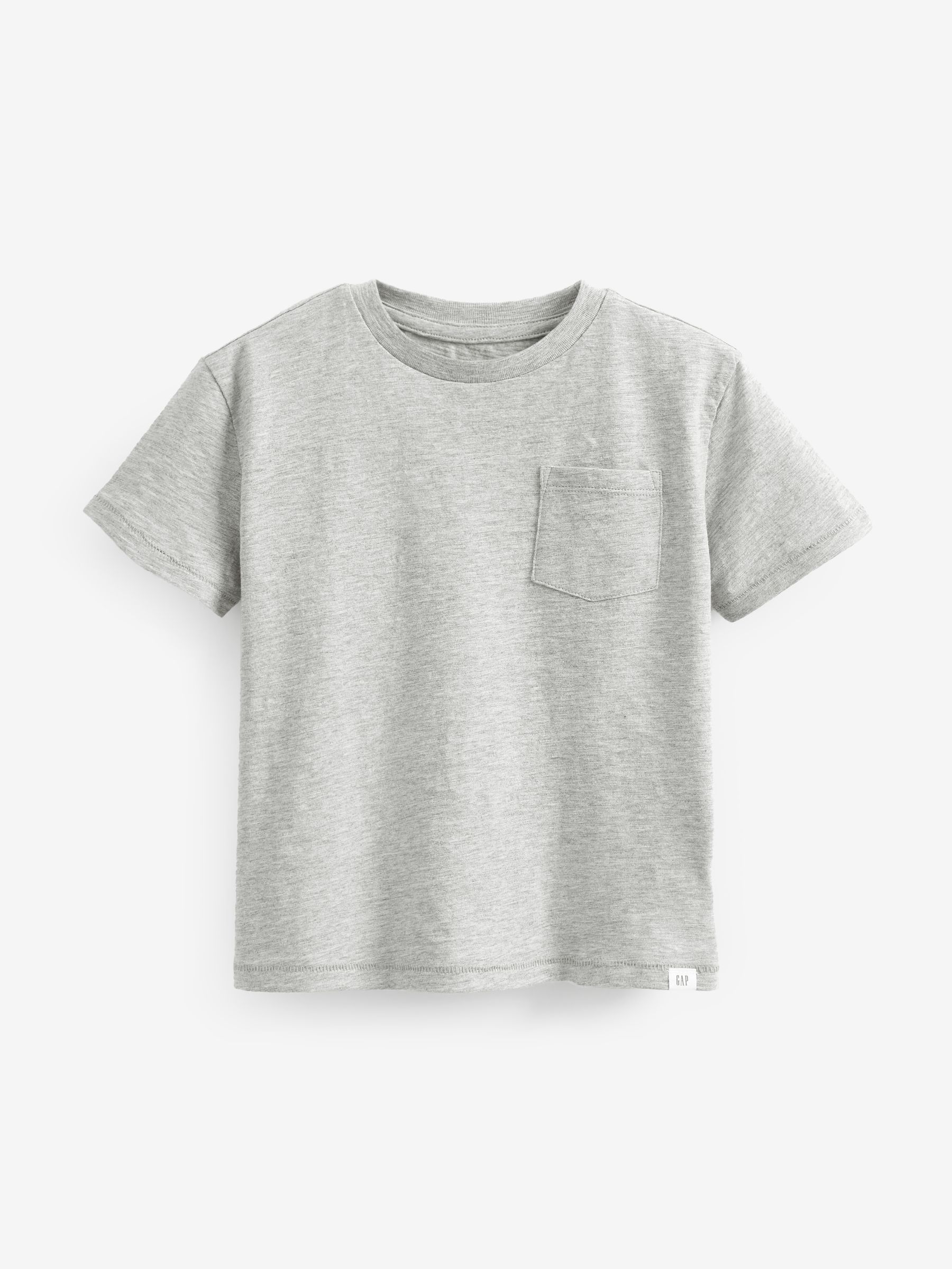 Grey Pocket Short Sleeve Crew Neck T-Shirt (4-13yrs) - Image 1 of 3