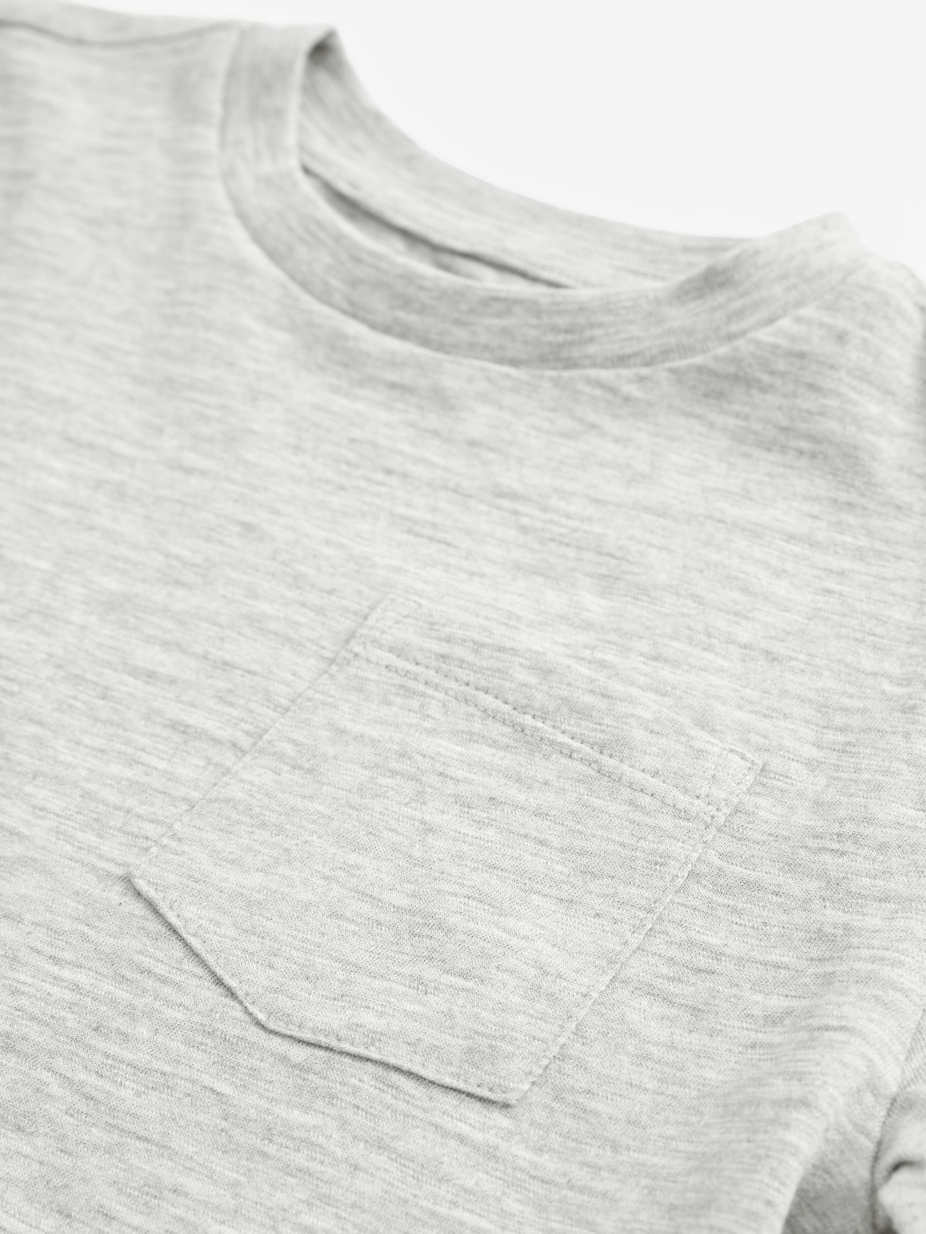 Grey Pocket Short Sleeve Crew Neck T-Shirt (4-13yrs) - Image 3 of 3