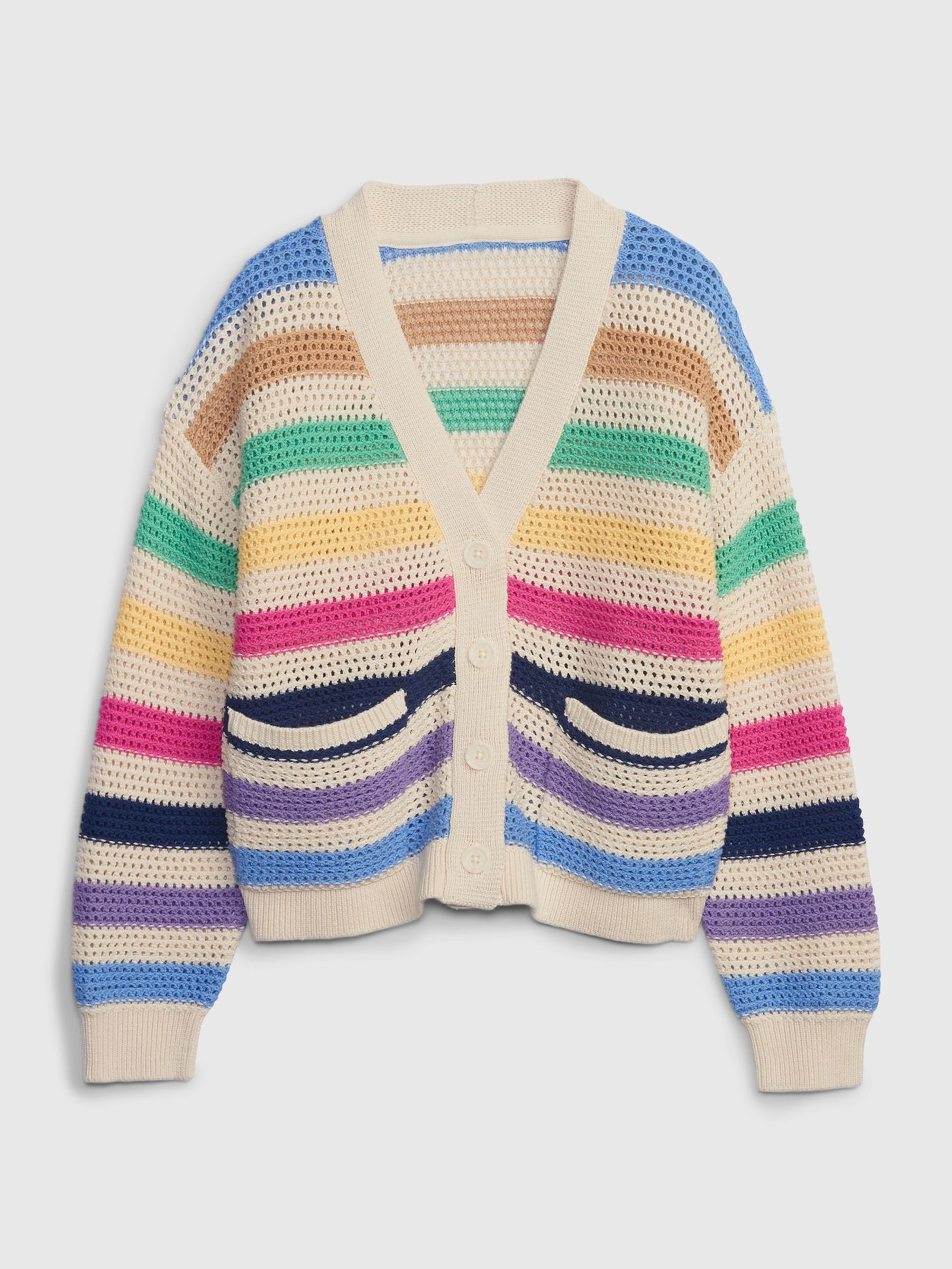Multi Shaker-Stitch Cardigan - Image 1 of 4