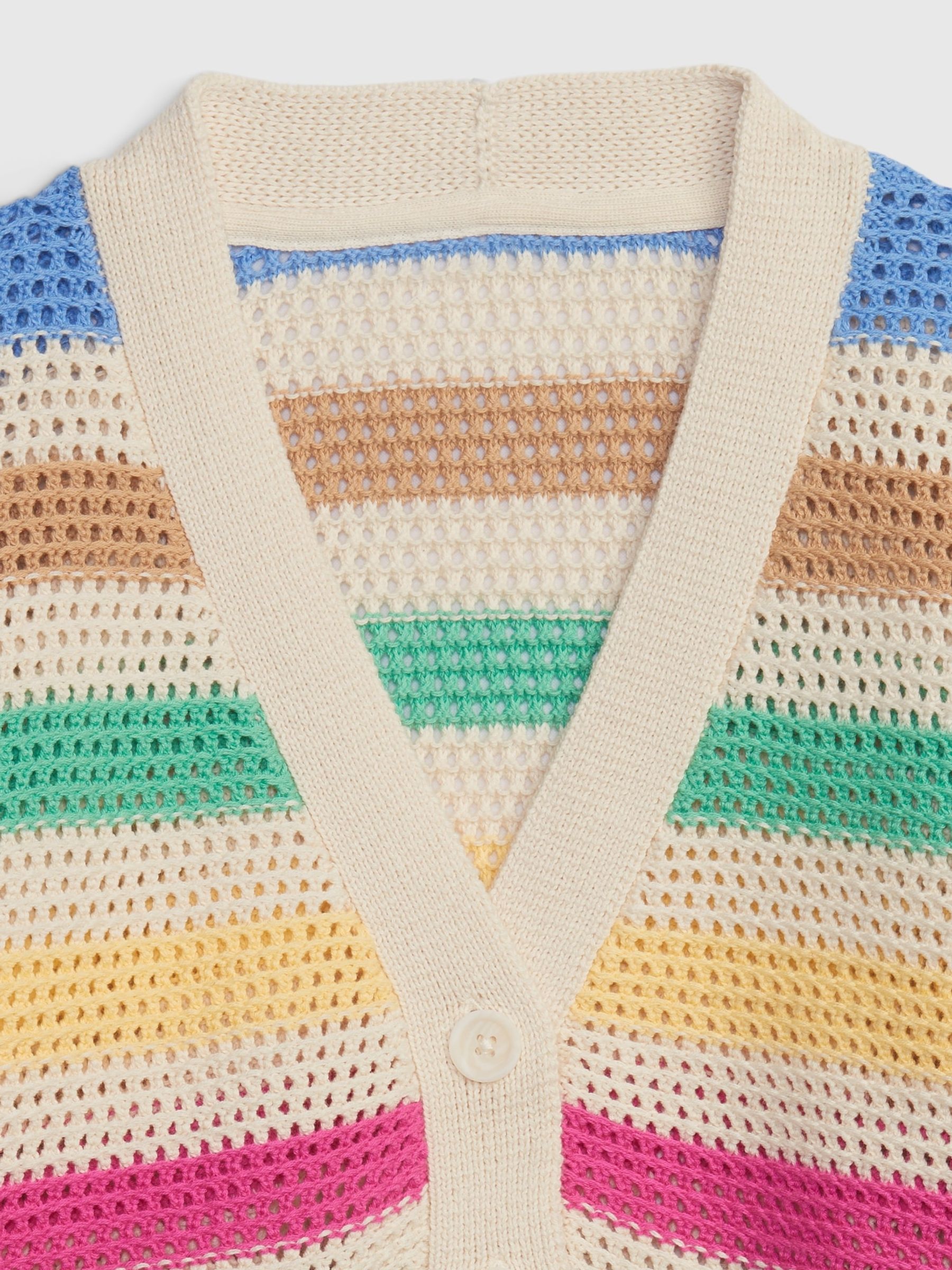 Multi Shaker-Stitch Cardigan - Image 3 of 4