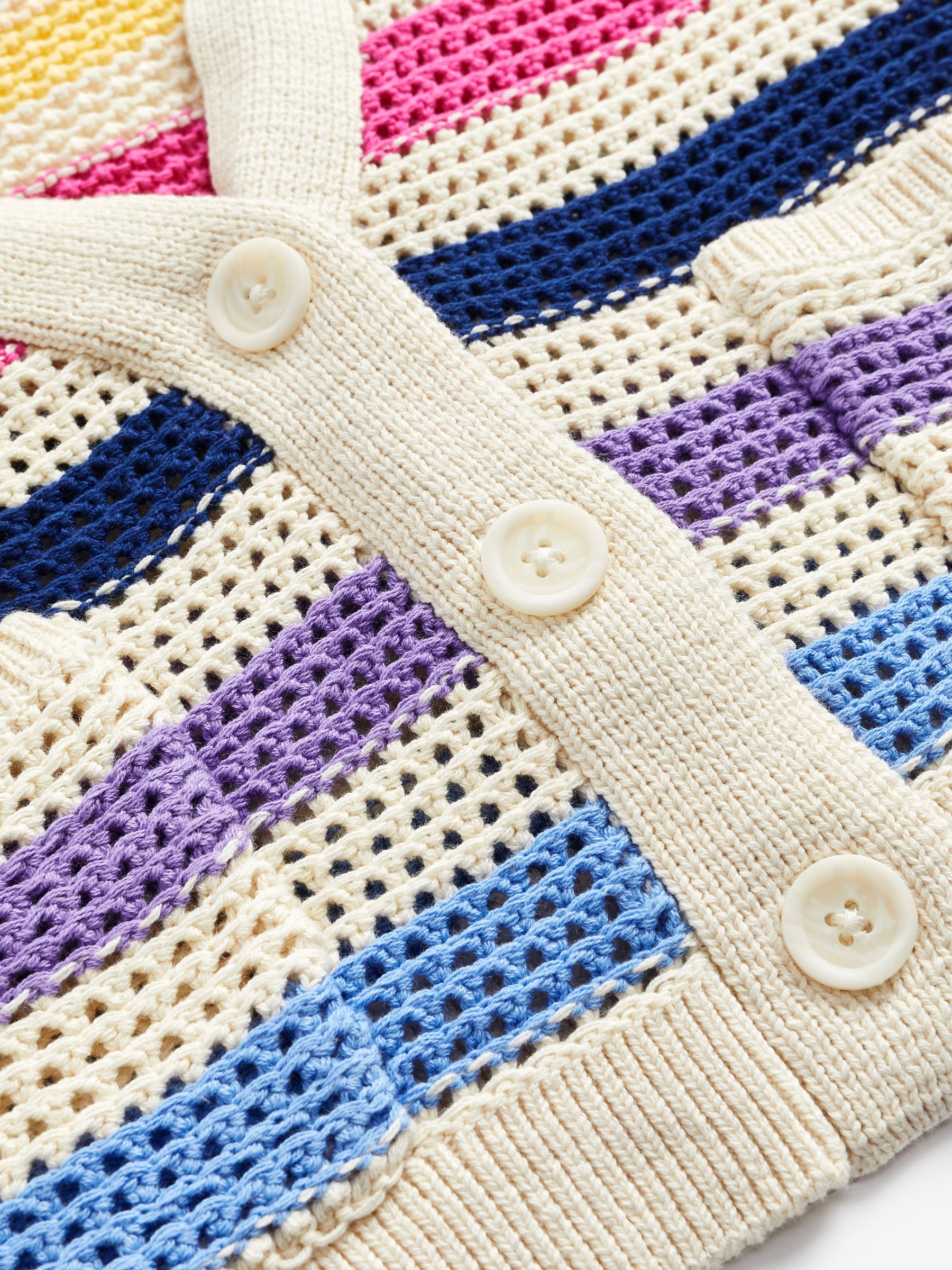 Multi Shaker-Stitch Cardigan - Image 4 of 4