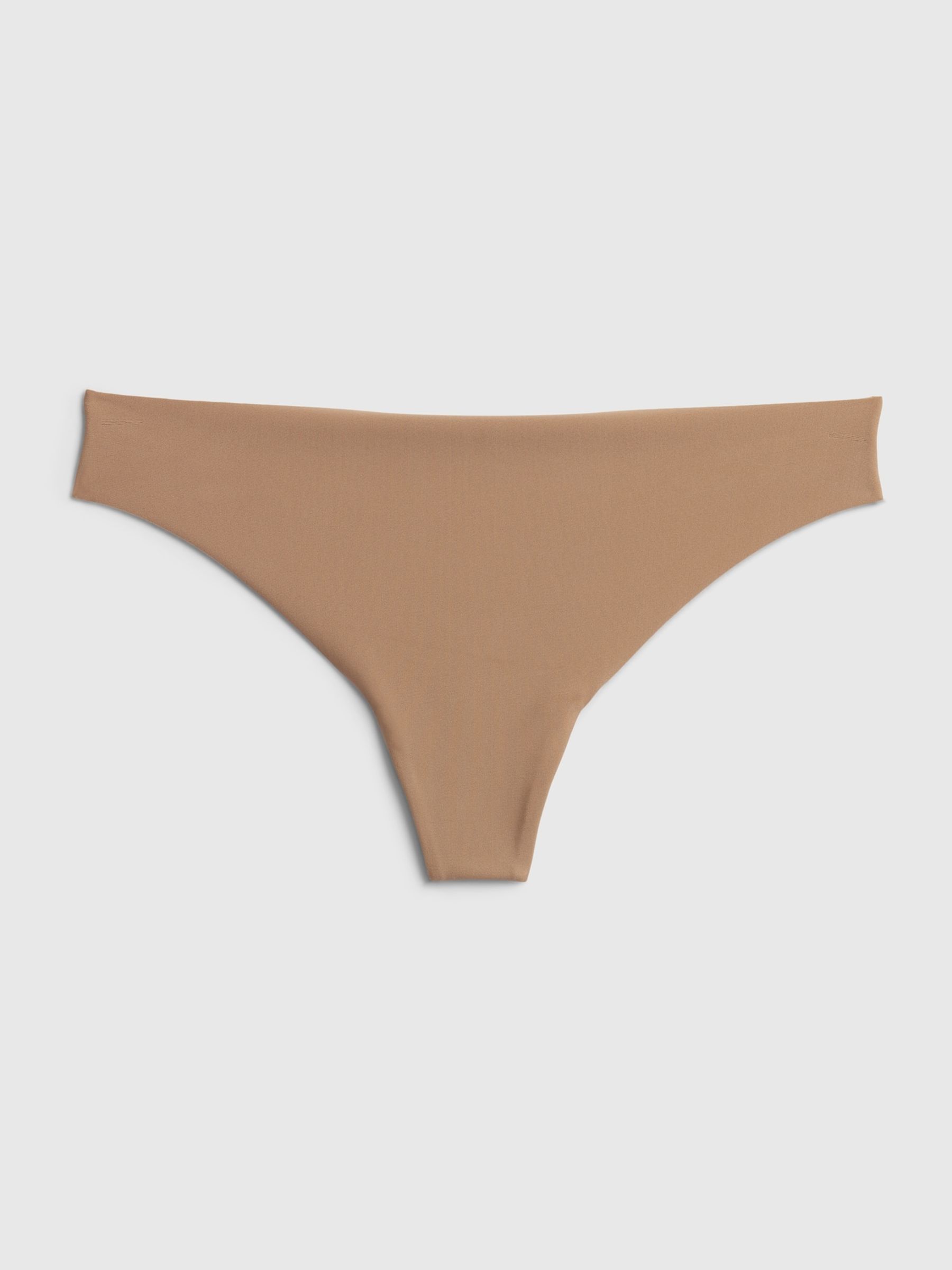 Beige Thong No-Show Seamless Knickers - Image 2 of 2