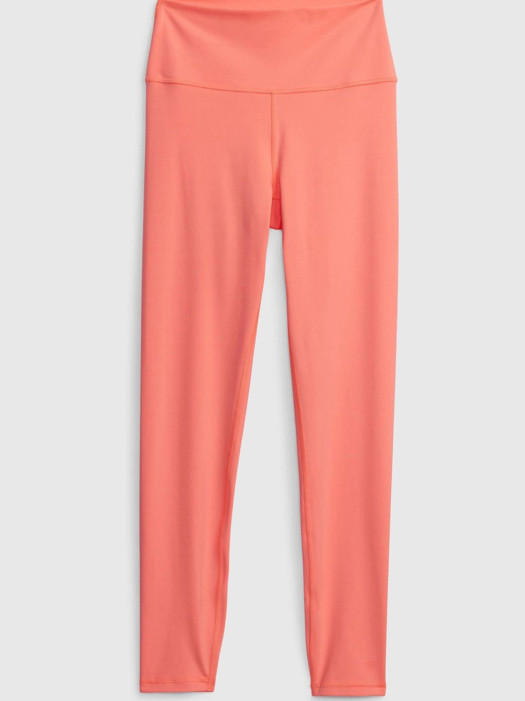 Coral Pink High Rise Full Length Leggings - Image 1 of 1