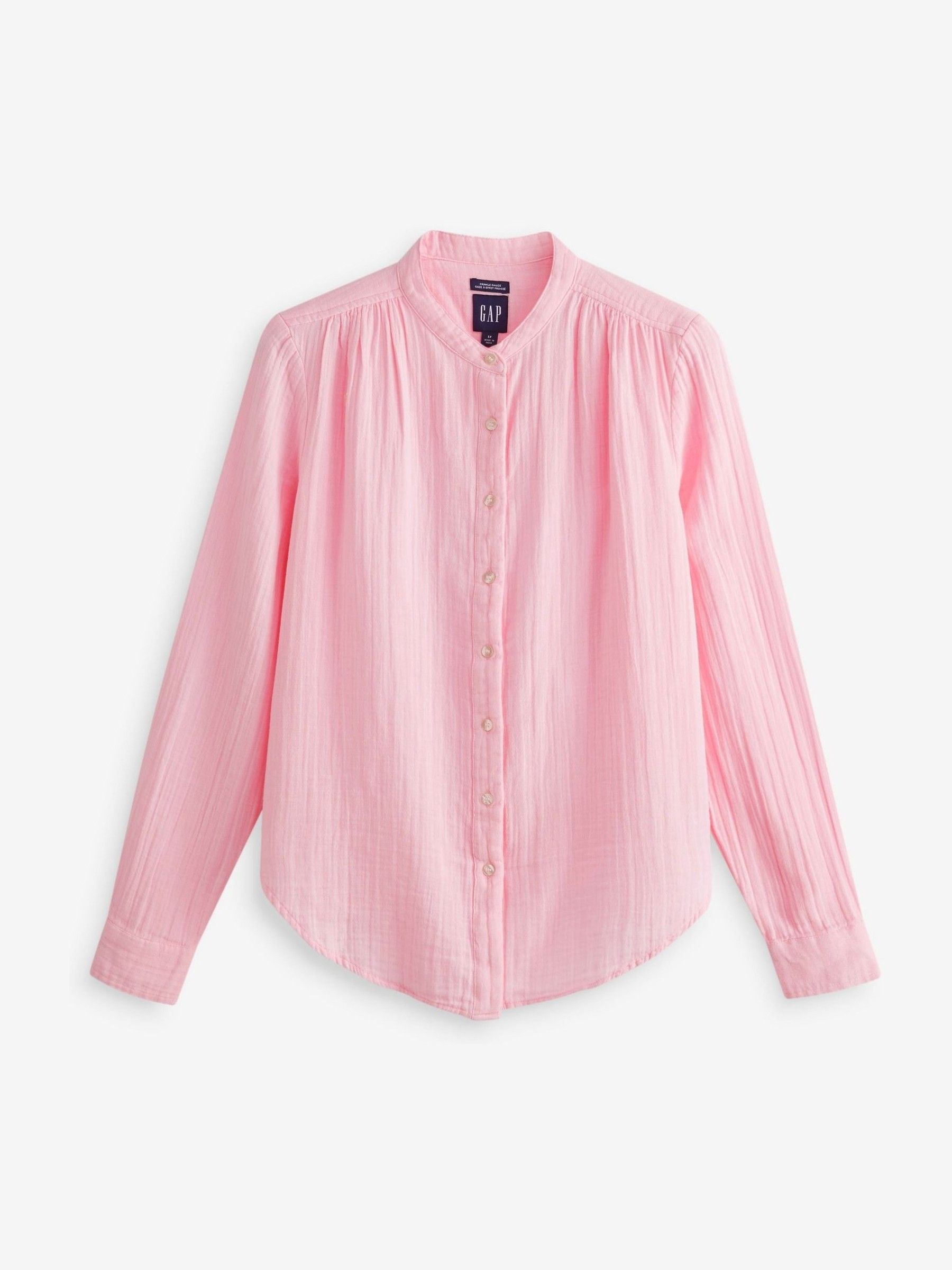 Crinkle Gauze Shirt - Image 1 of 1 Crinkle Gauze Shirt - Image 1 of 1