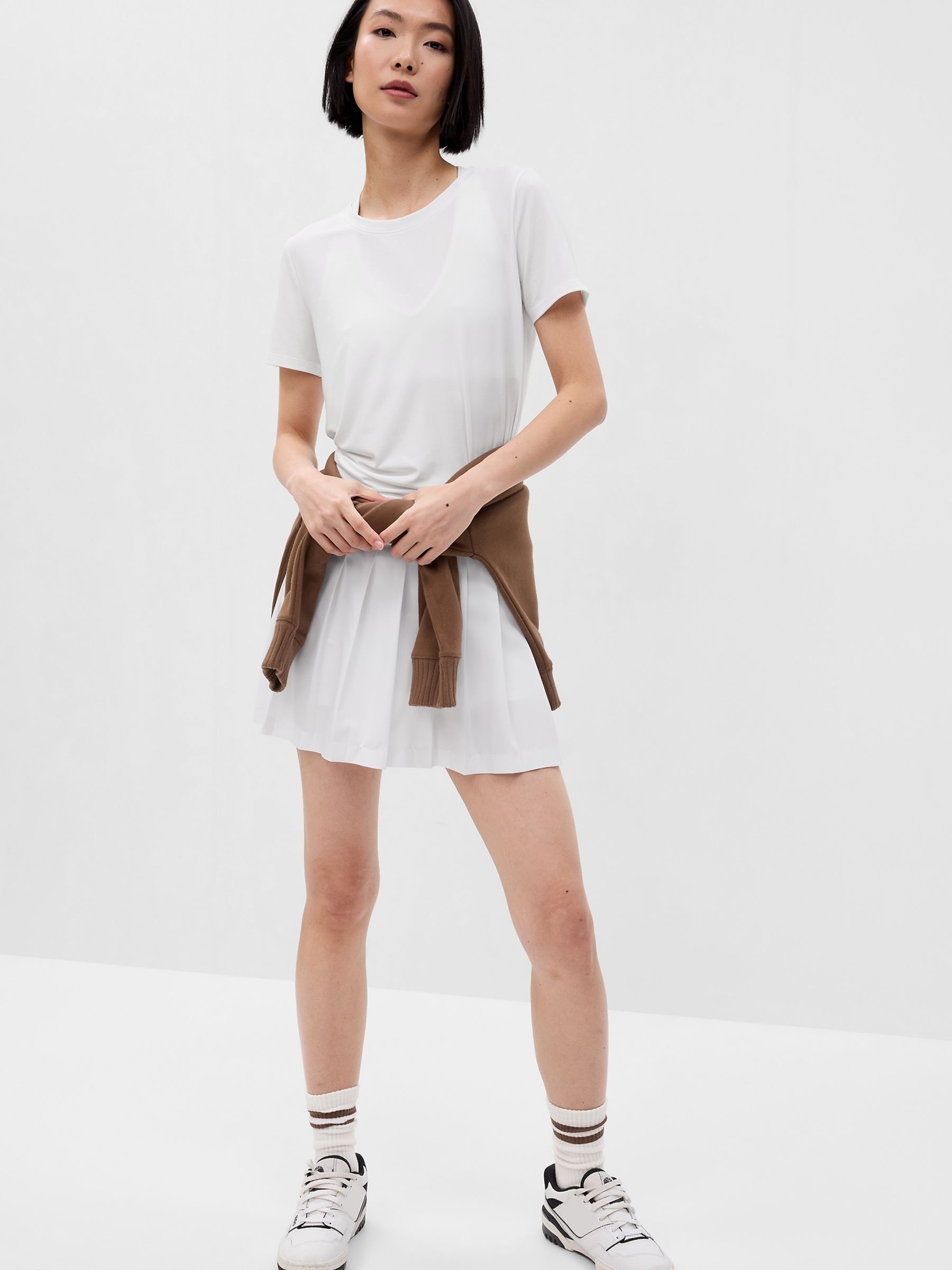 White Breathe Short Sleeve Crew Neck T-Shirt - Image 5 of 7
