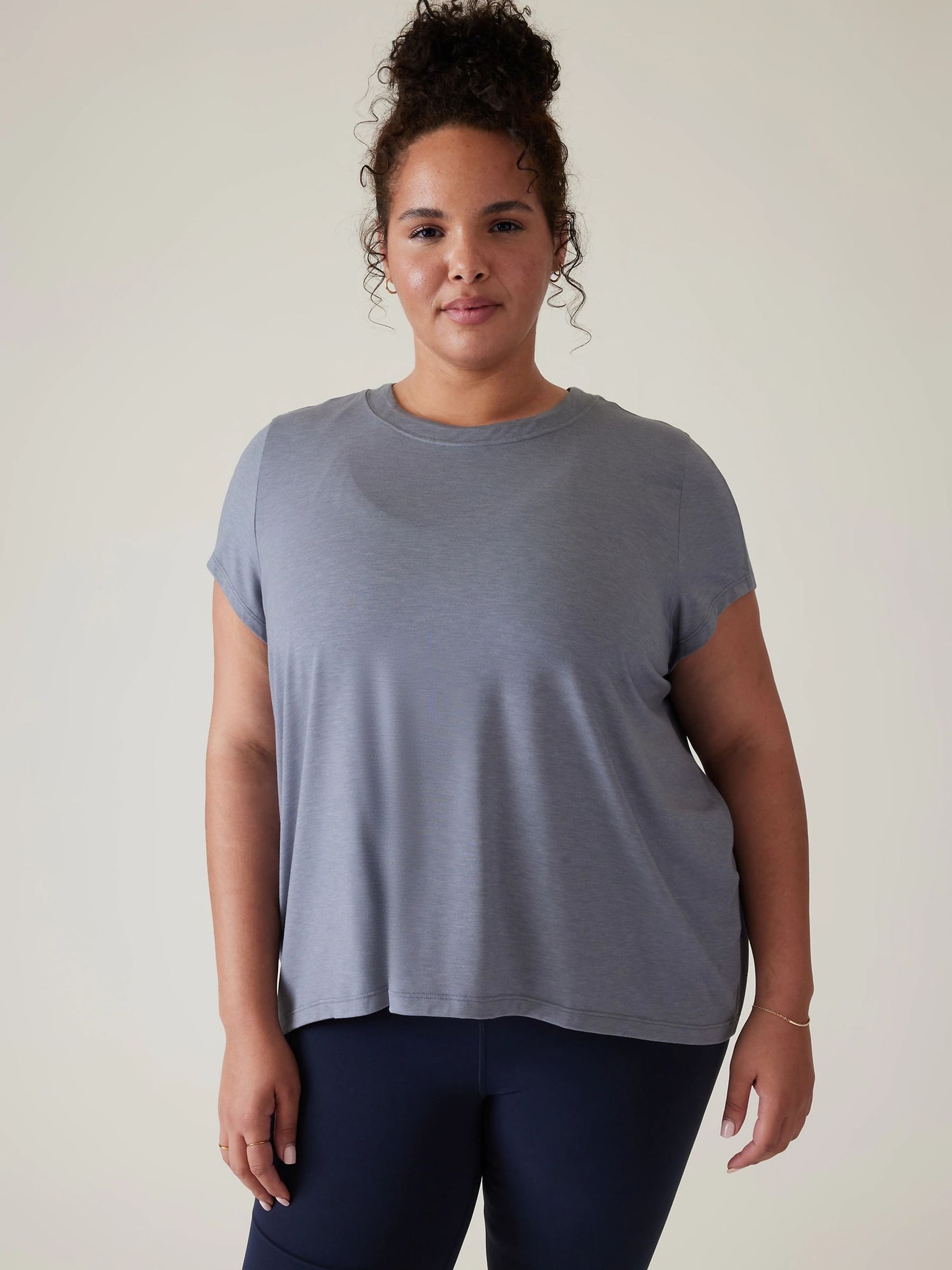Athleta Blue With Ease T-Shirt - Image 1 of 6