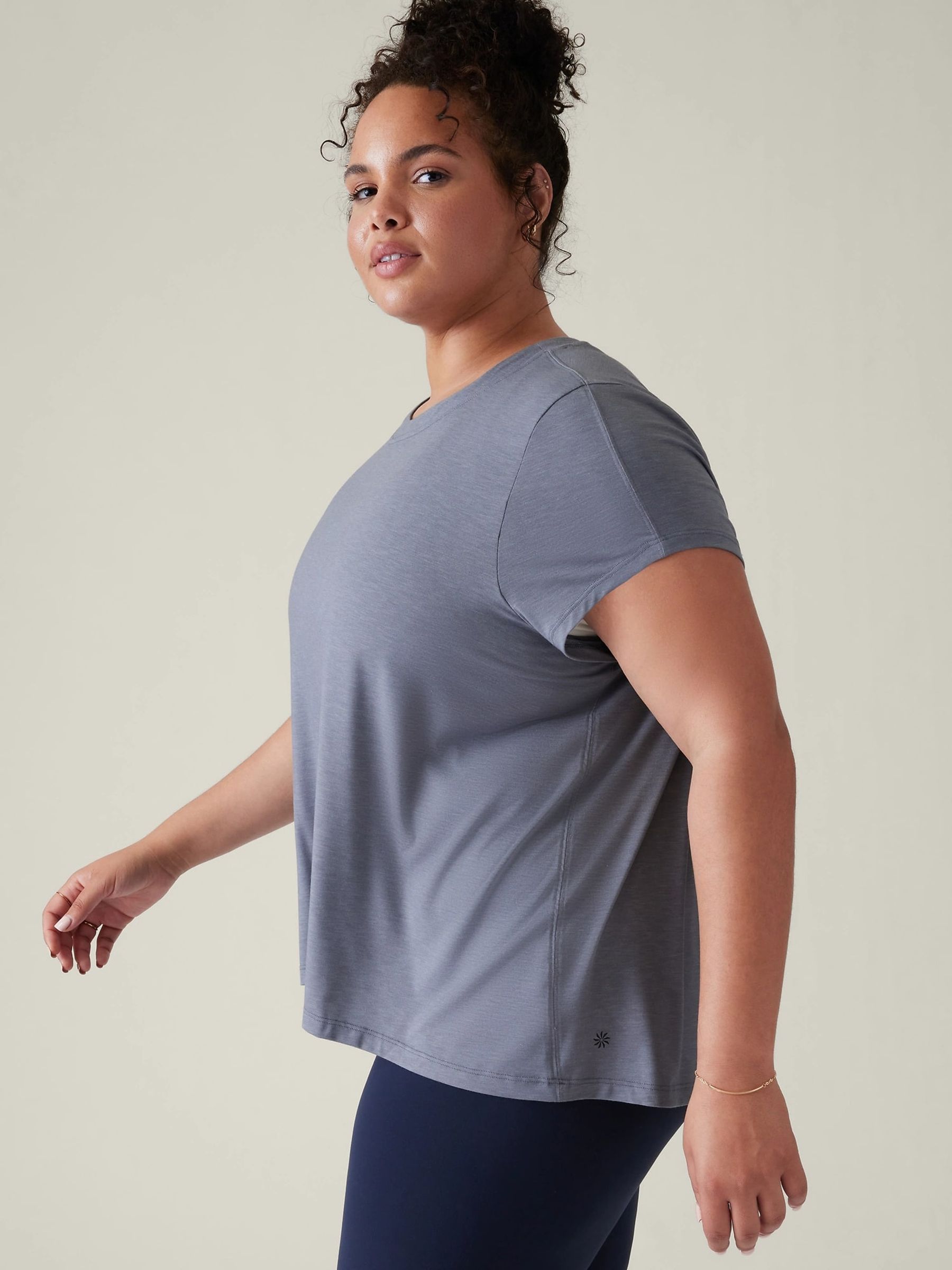Athleta Blue With Ease T-Shirt - Image 3 of 6