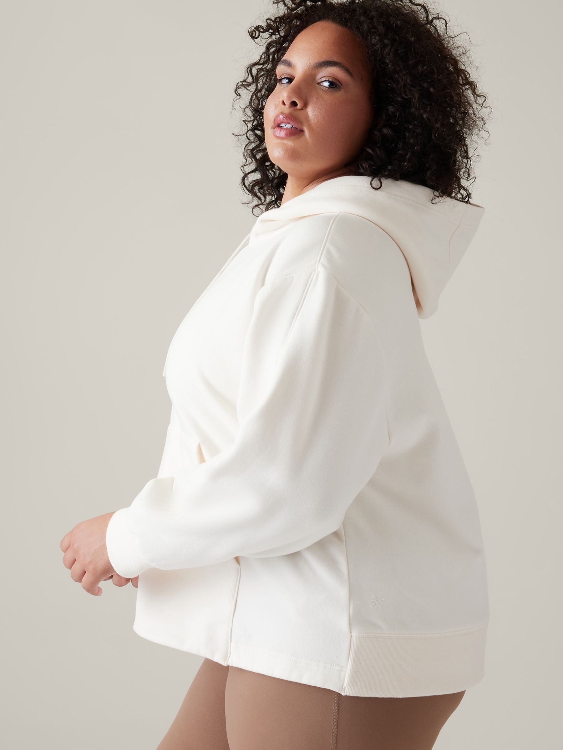 Athleta Cream Breathable Hoodie - Image 6 of 7