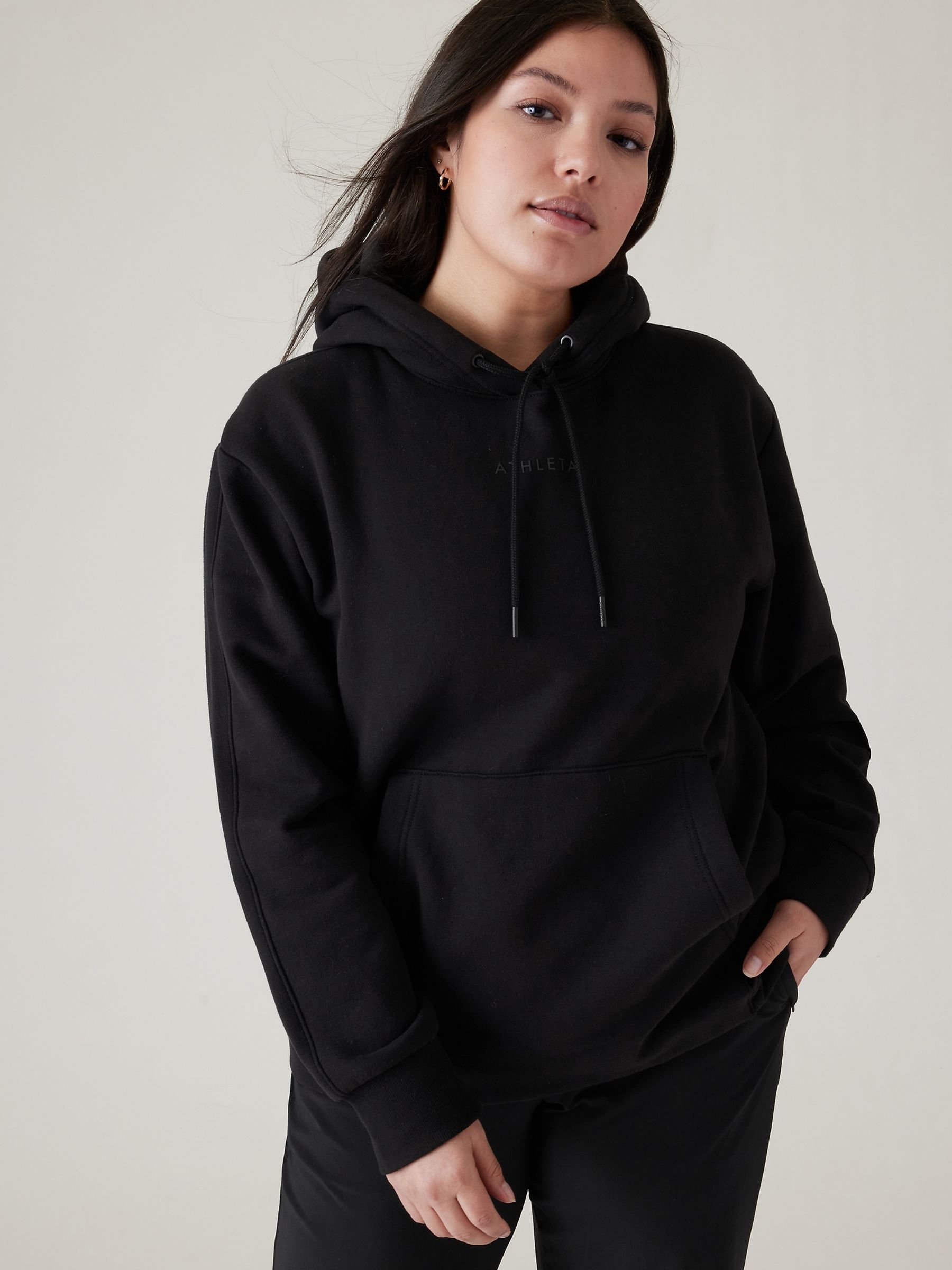 Athleta Black Breathable Hoodie - Image 3 of 6