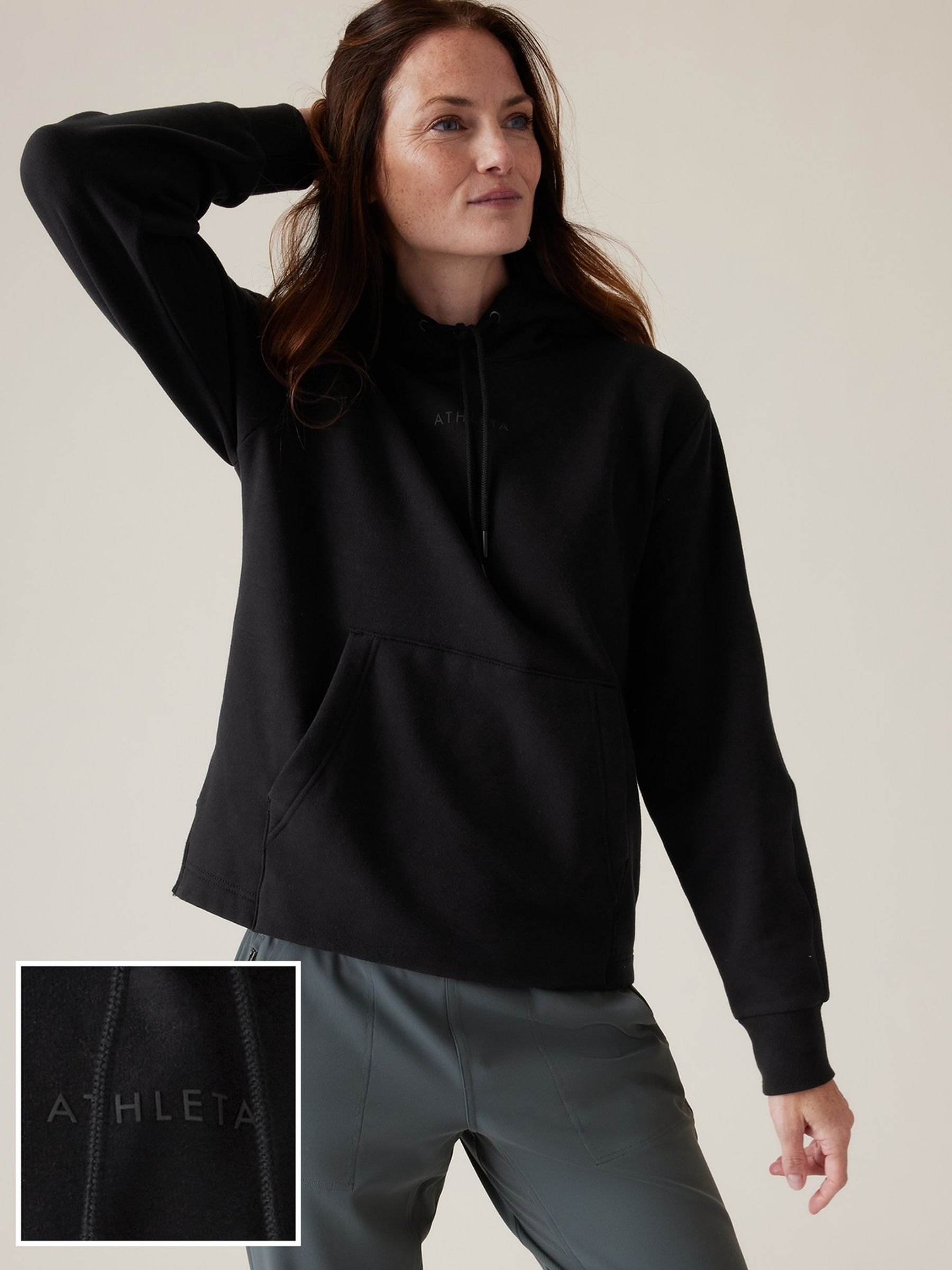Athleta Black Breathable Hoodie - Image 6 of 6