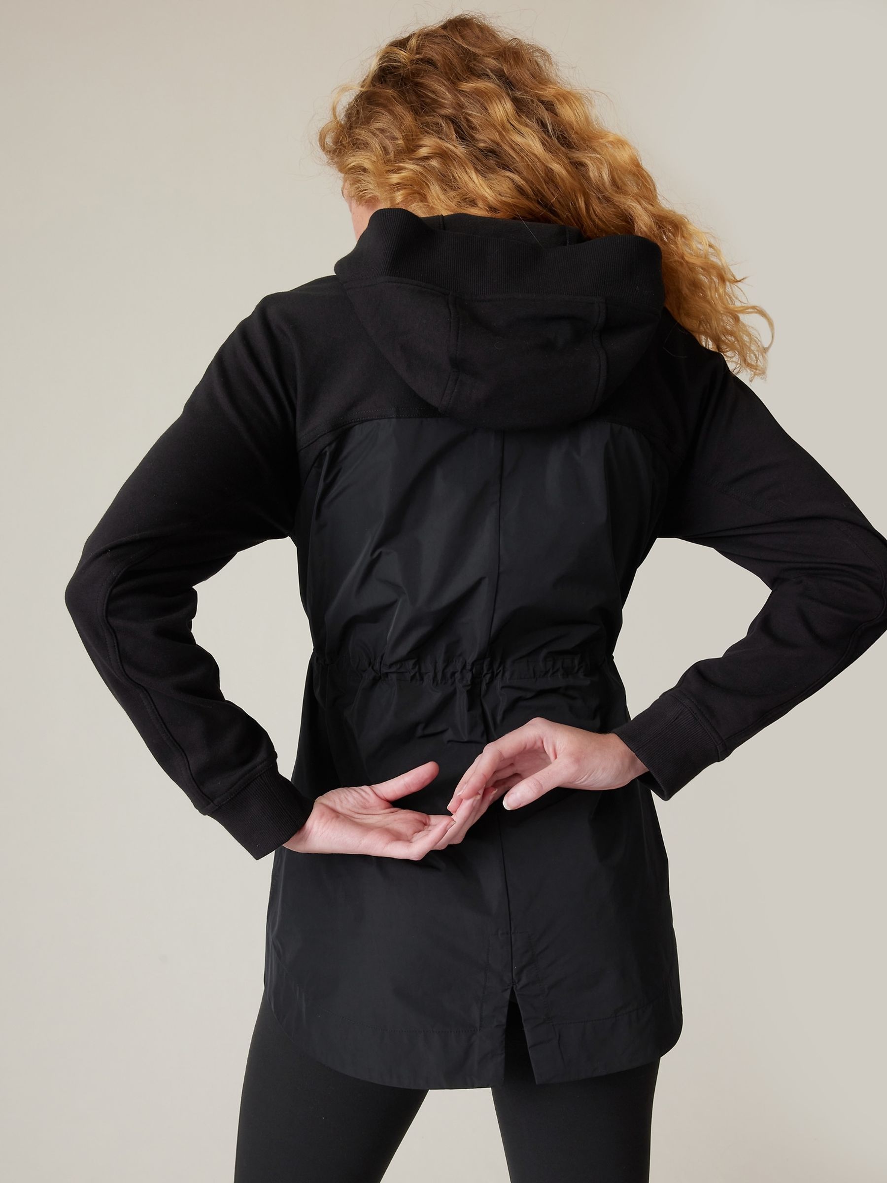 Athleta Black Triumph Hooded Jacket - Image 4 of 6