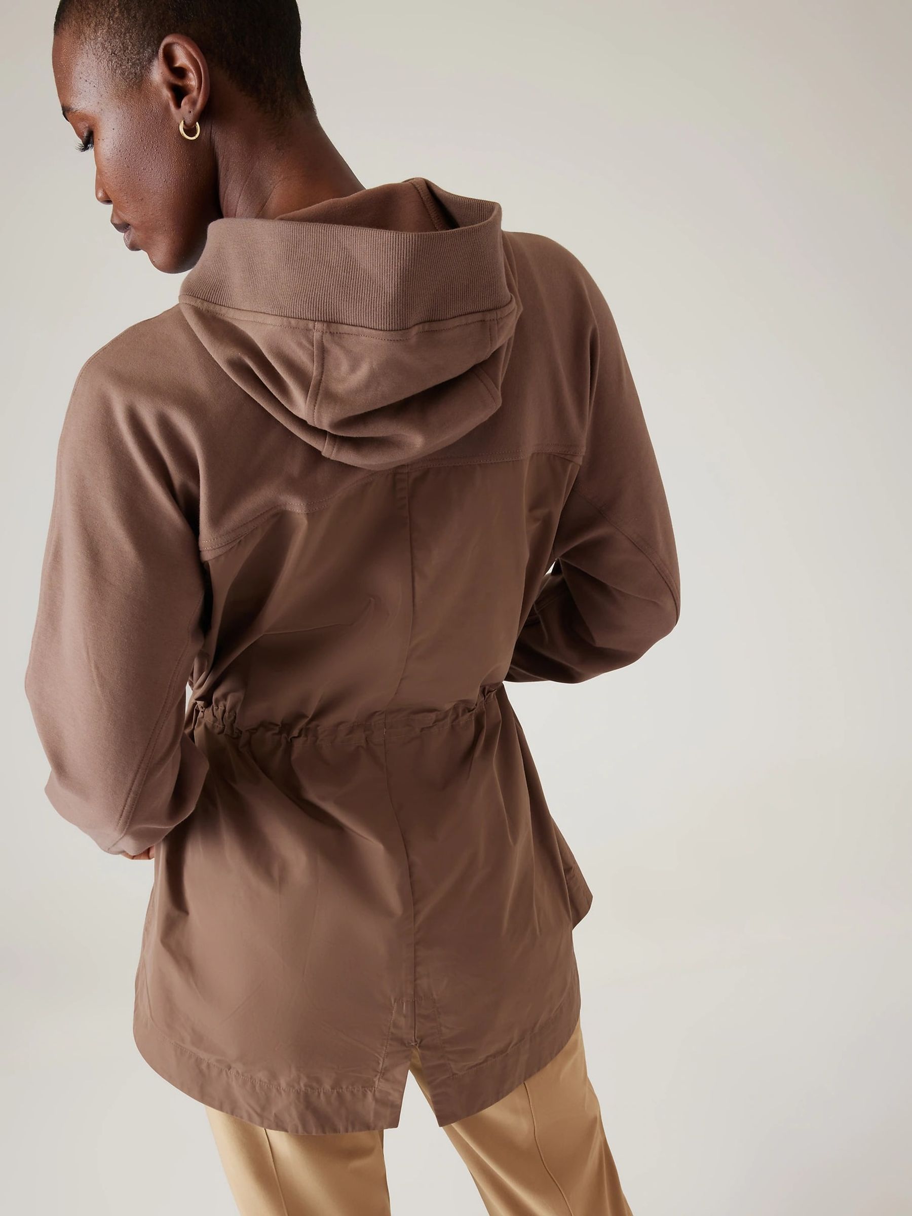 Athleta Beige Triumph Hooded Jacket - Image 2 of 6