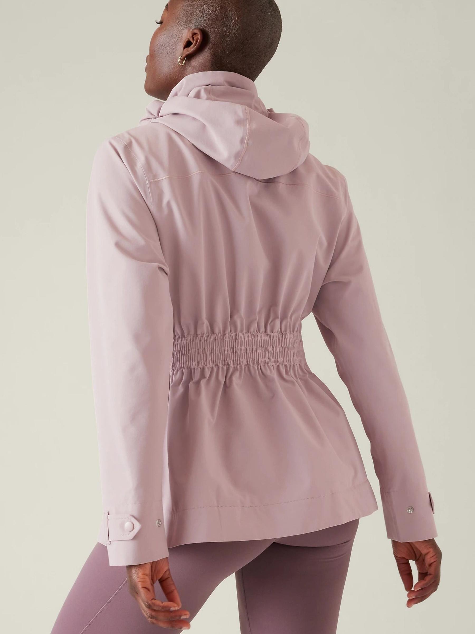 Athleta Purple Waterproof Hooded Jacket - Image 2 of 2
