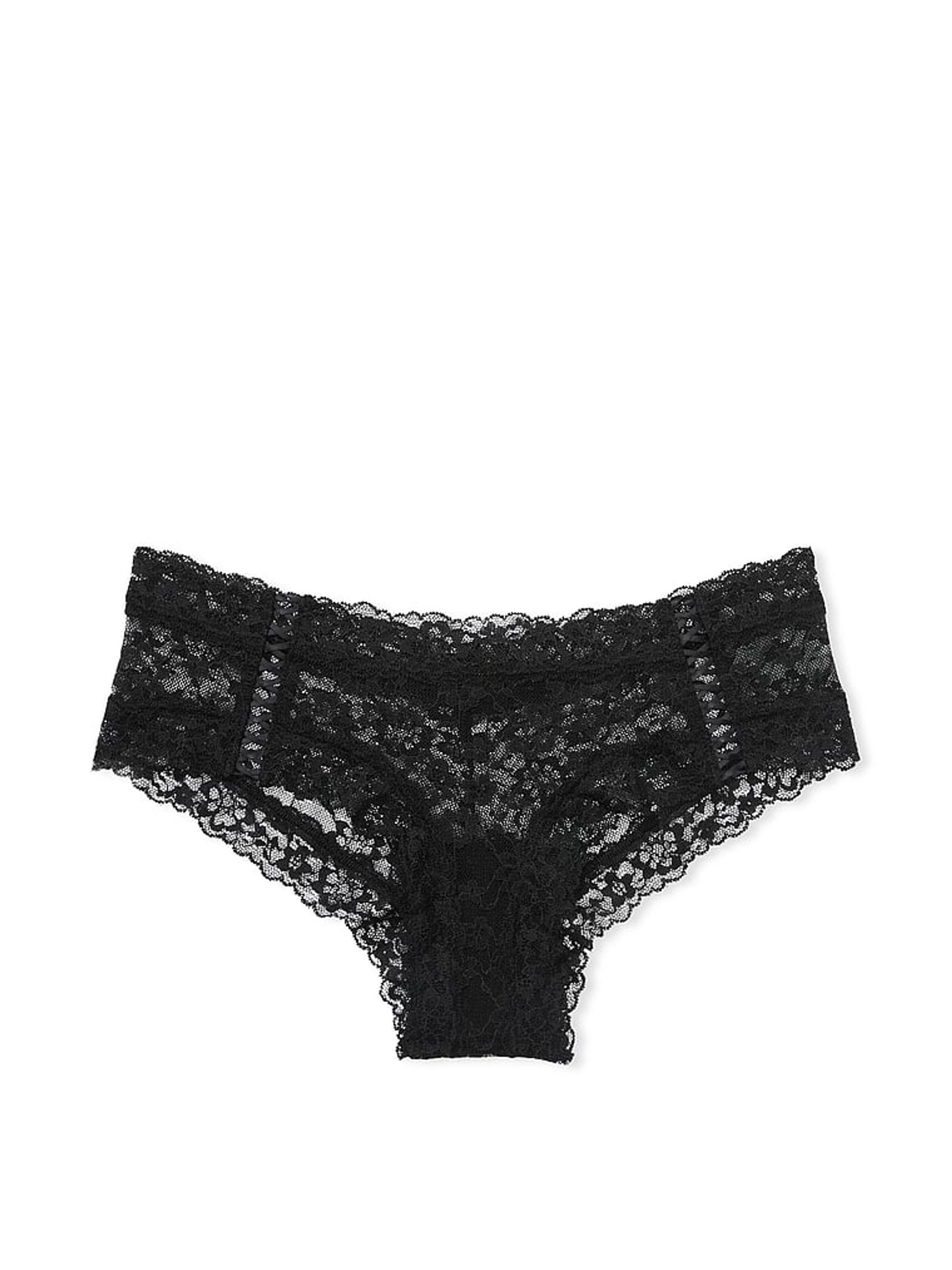 Black Double Side Lace Up Knickers - Image 3 of 3