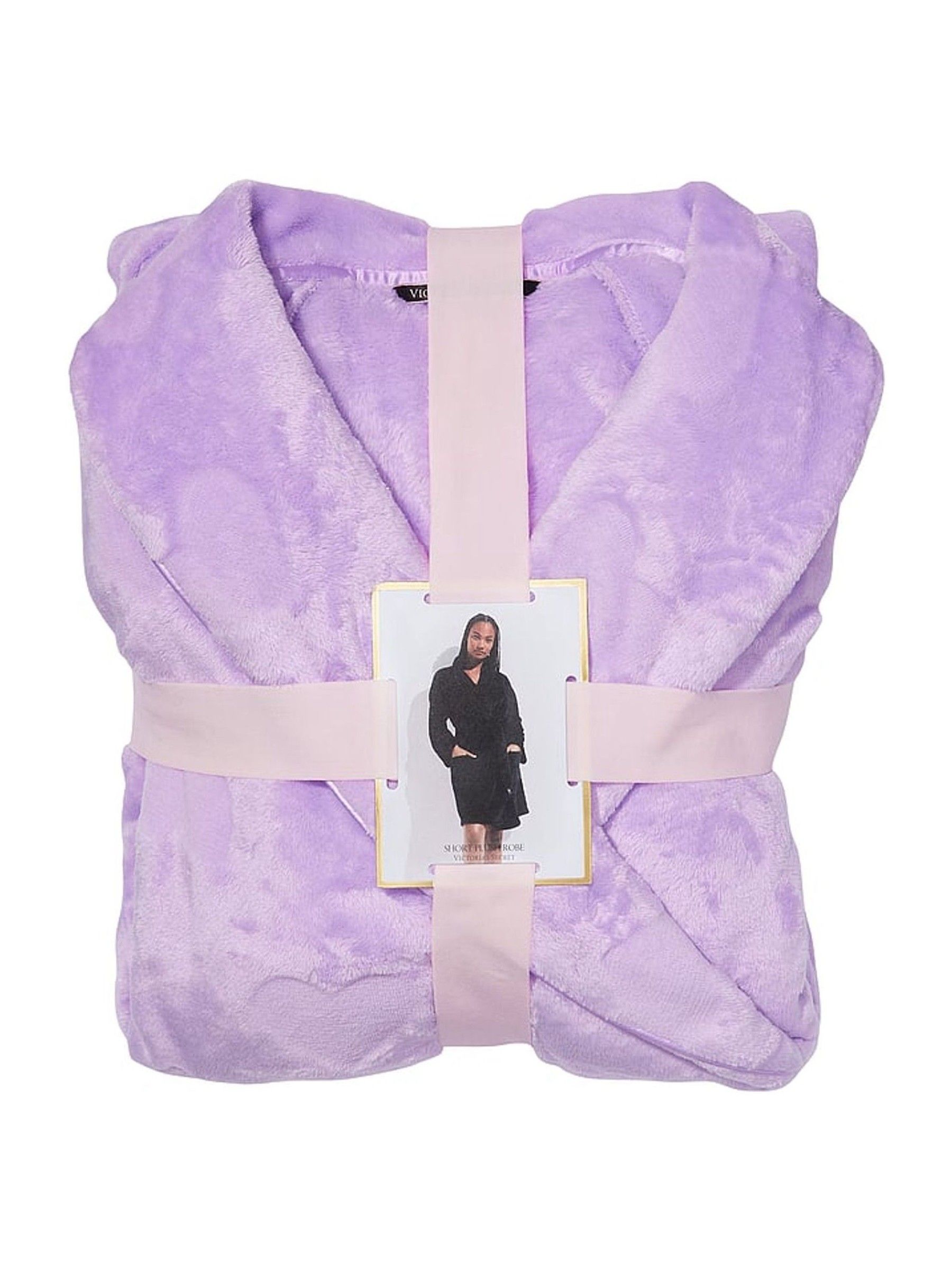 Purple Cosy Short Dressing Gown - Image 4 of 5