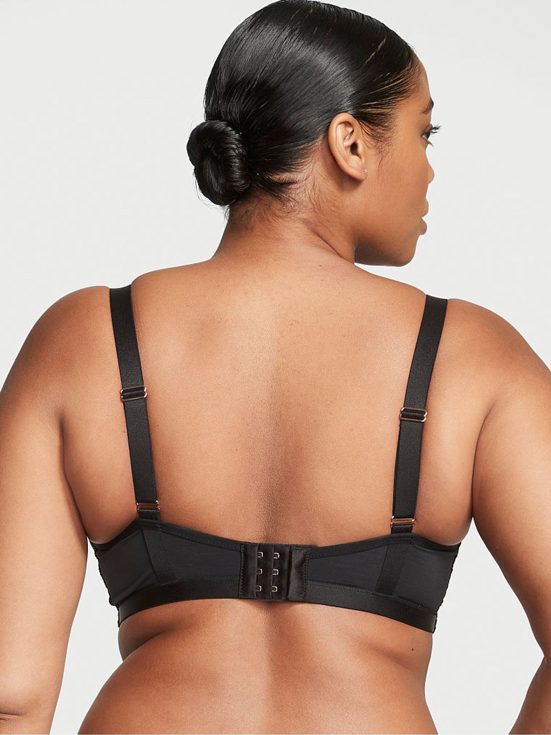 Black Balcony Lace Balcony Minimiser Bra - Image 2 of 2