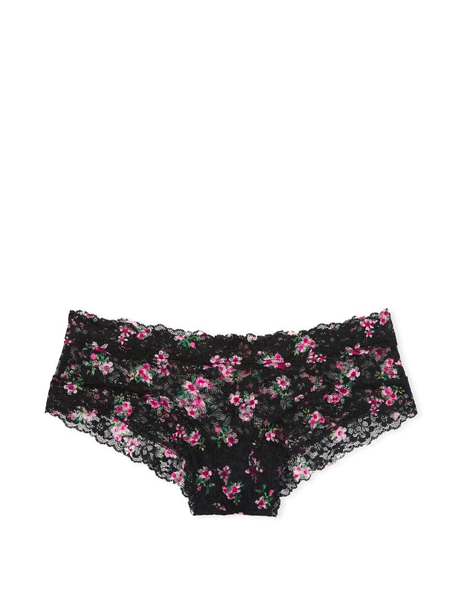 Meadow Floral Black Lacie Cheeky Knickers - Image 4 of 4