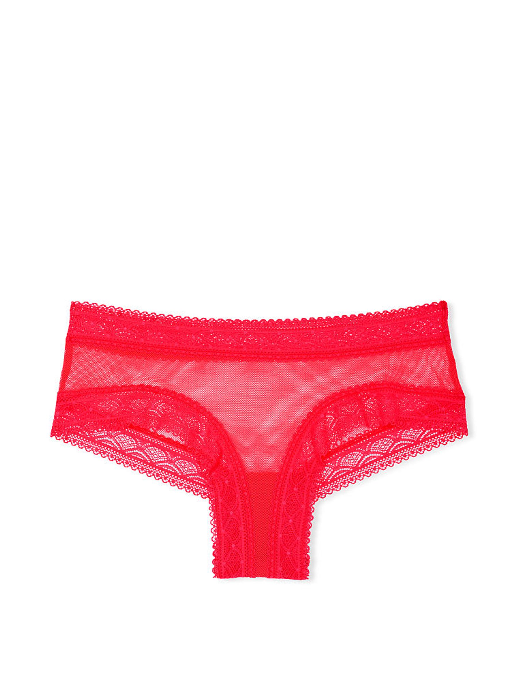 Hottie Pink Arc Lace Lacie Cheeky Knickers - Image 3 of 3