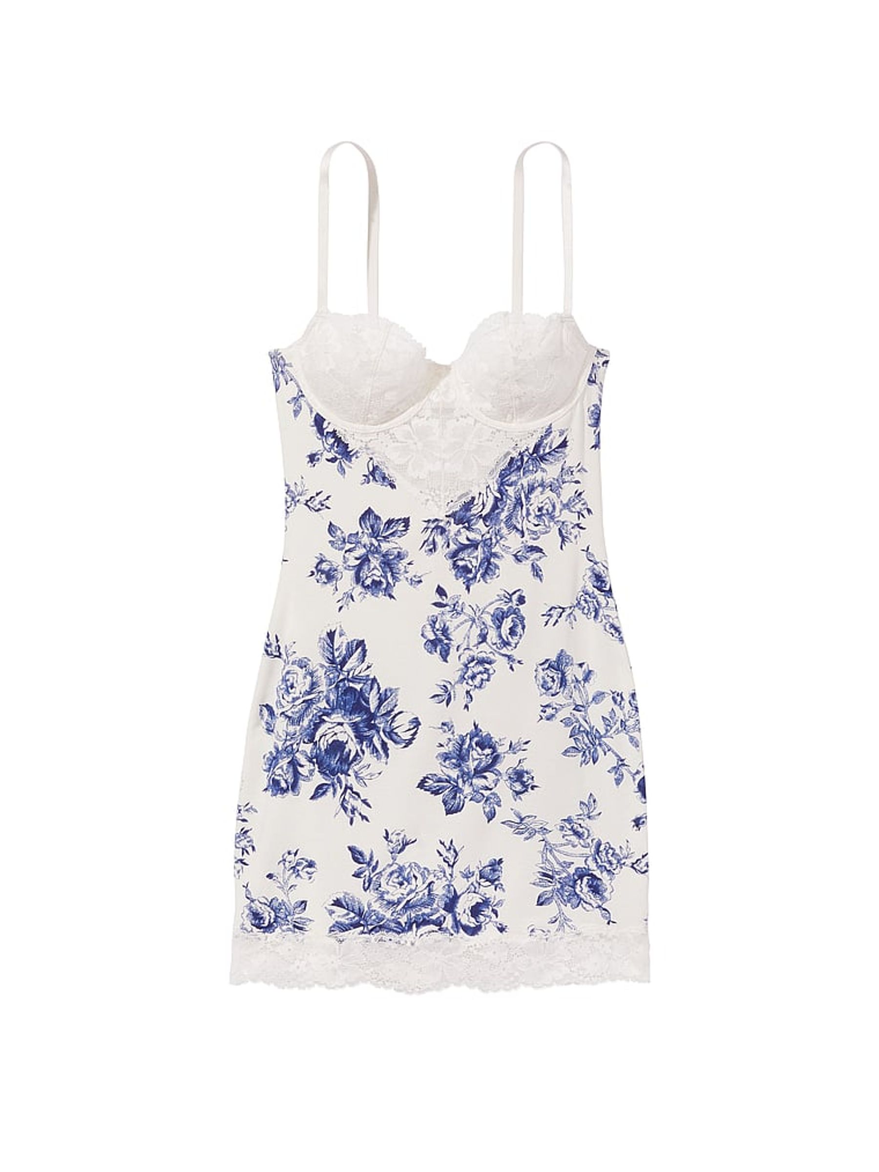White Rose Toile Modal Lace Mini Slip - Image 3 of 3
