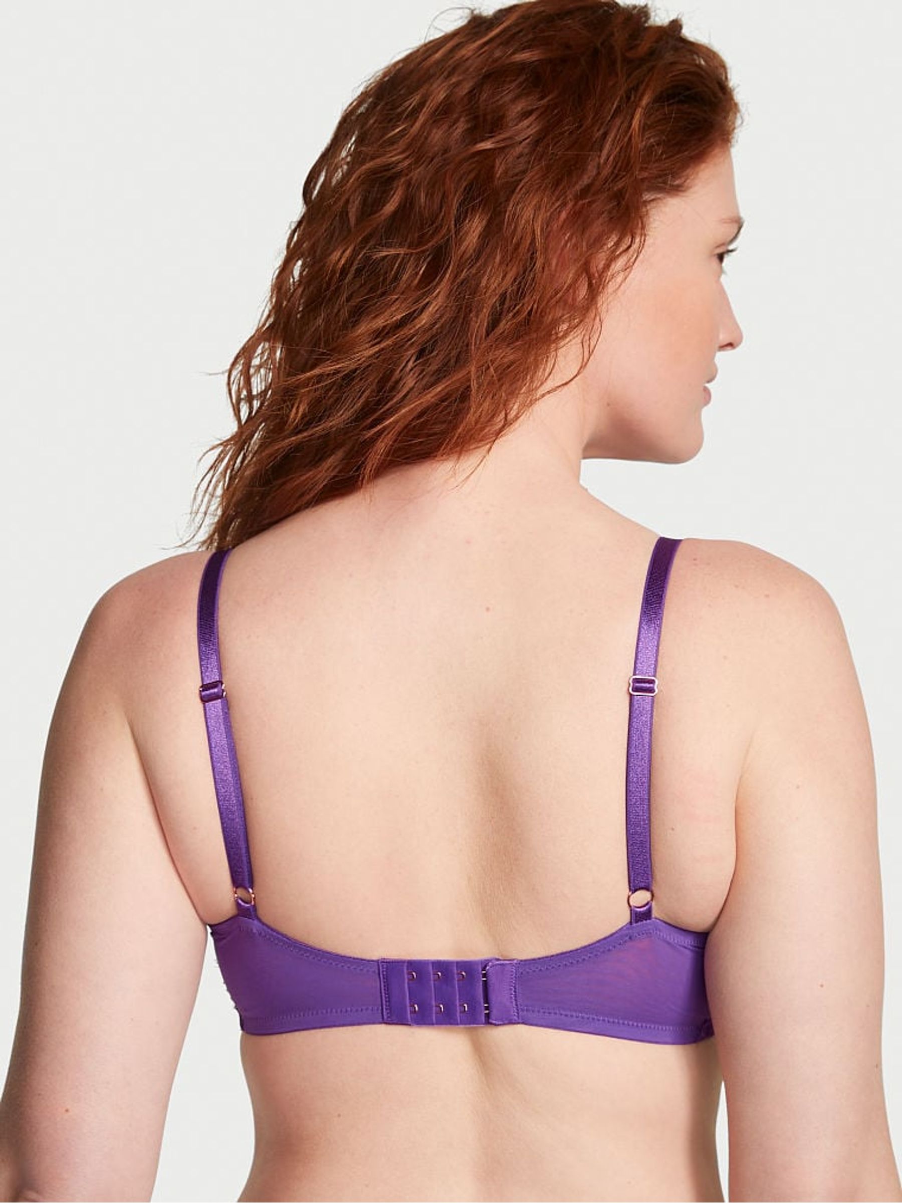 Violetta Purple Lace Push Up Bra - Image 2 of 3