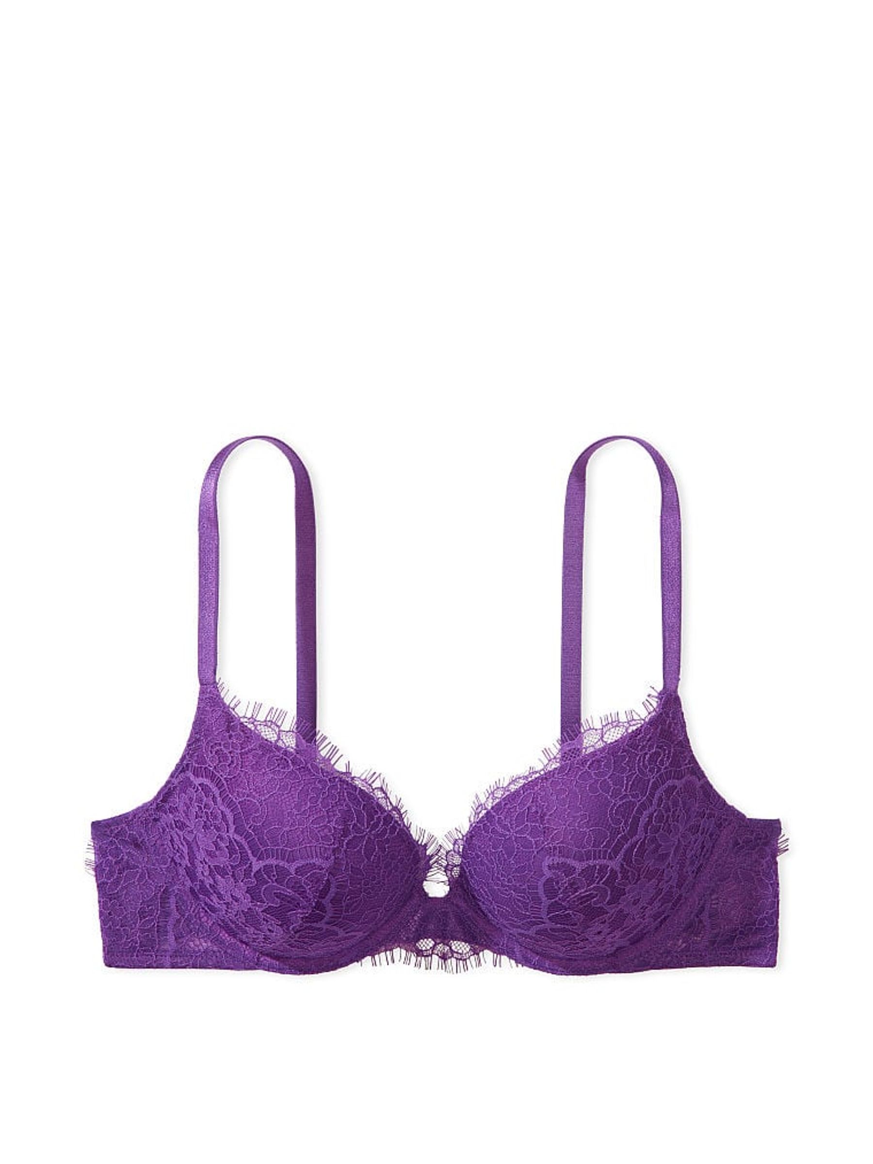 Violetta Purple Lace Push Up Bra - Image 3 of 3