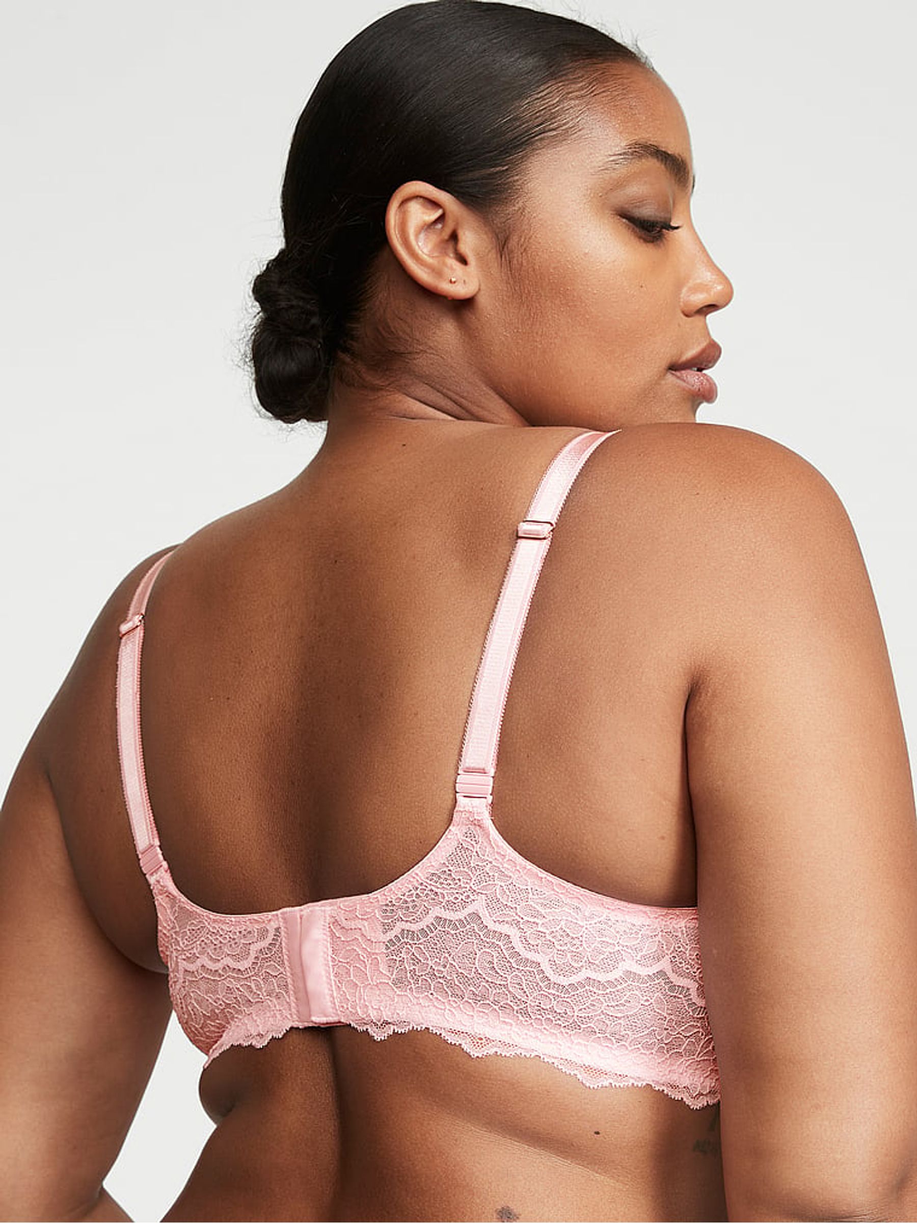 Pretty Blossom Pink Smooth Lightly Lined Demi Bra - Image 2 of 3