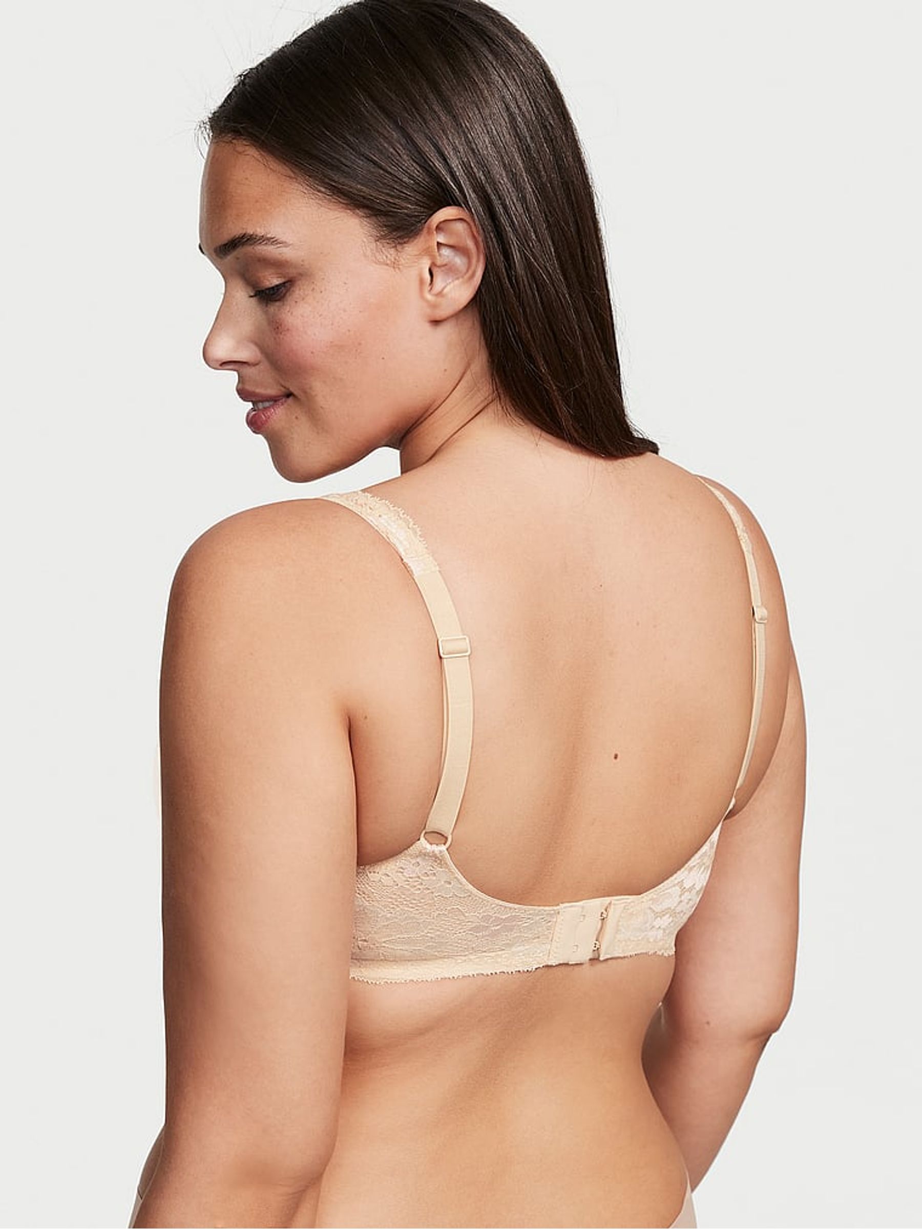 Marzipan Nude Lace Unlined Demi Bra - Image 2 of 4
