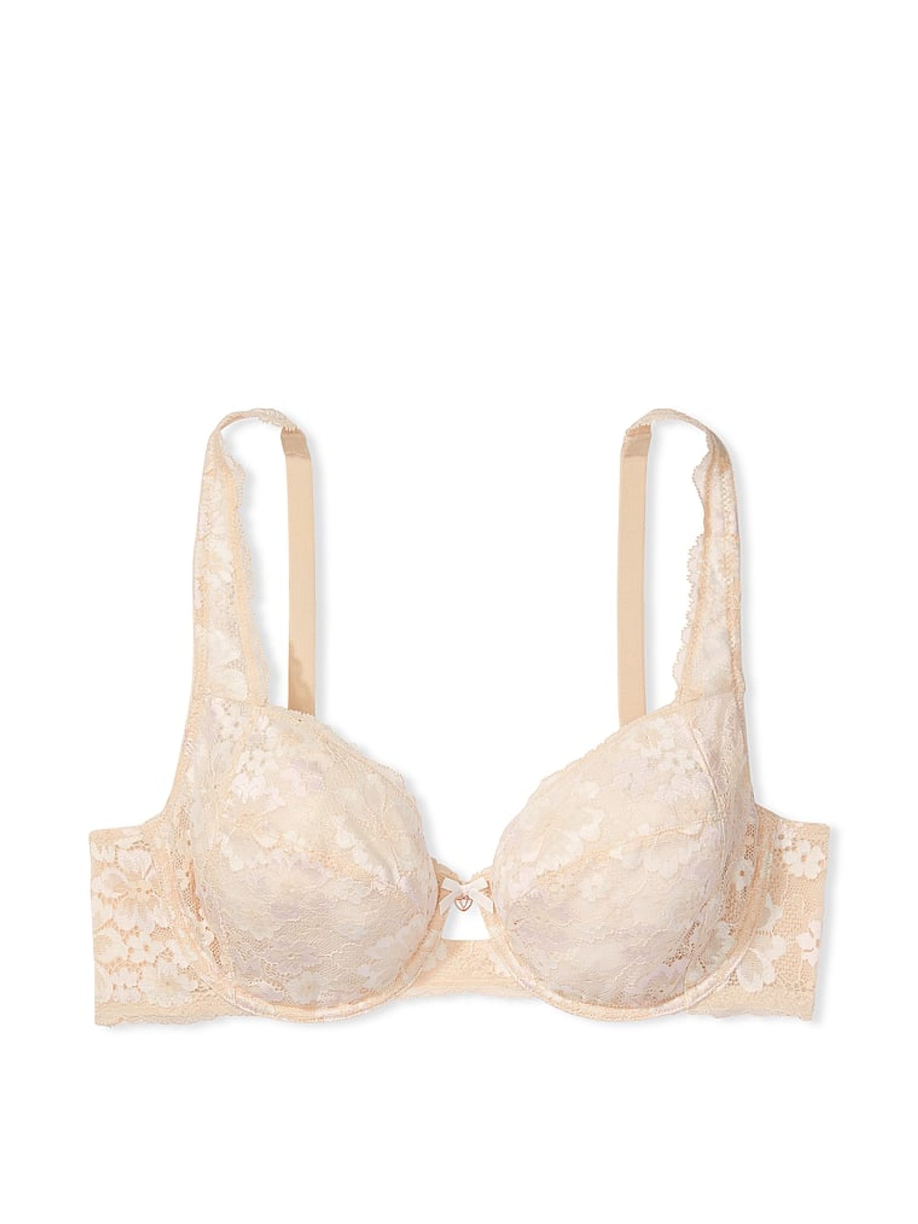 Marzipan Nude Lace Unlined Demi Bra - Image 4 of 4