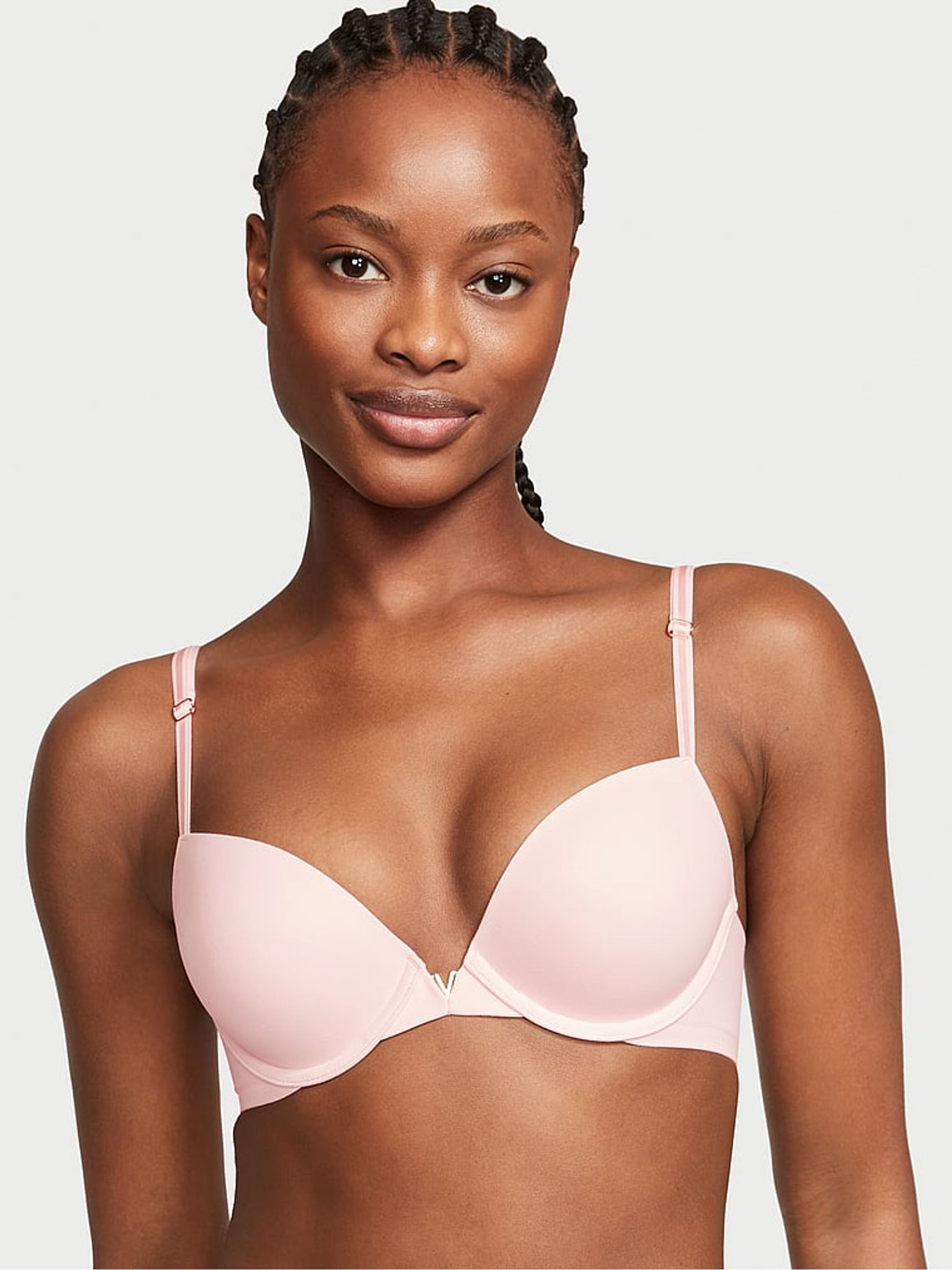 Purest Pink Smooth Push Up Bra - Image 1 of 3