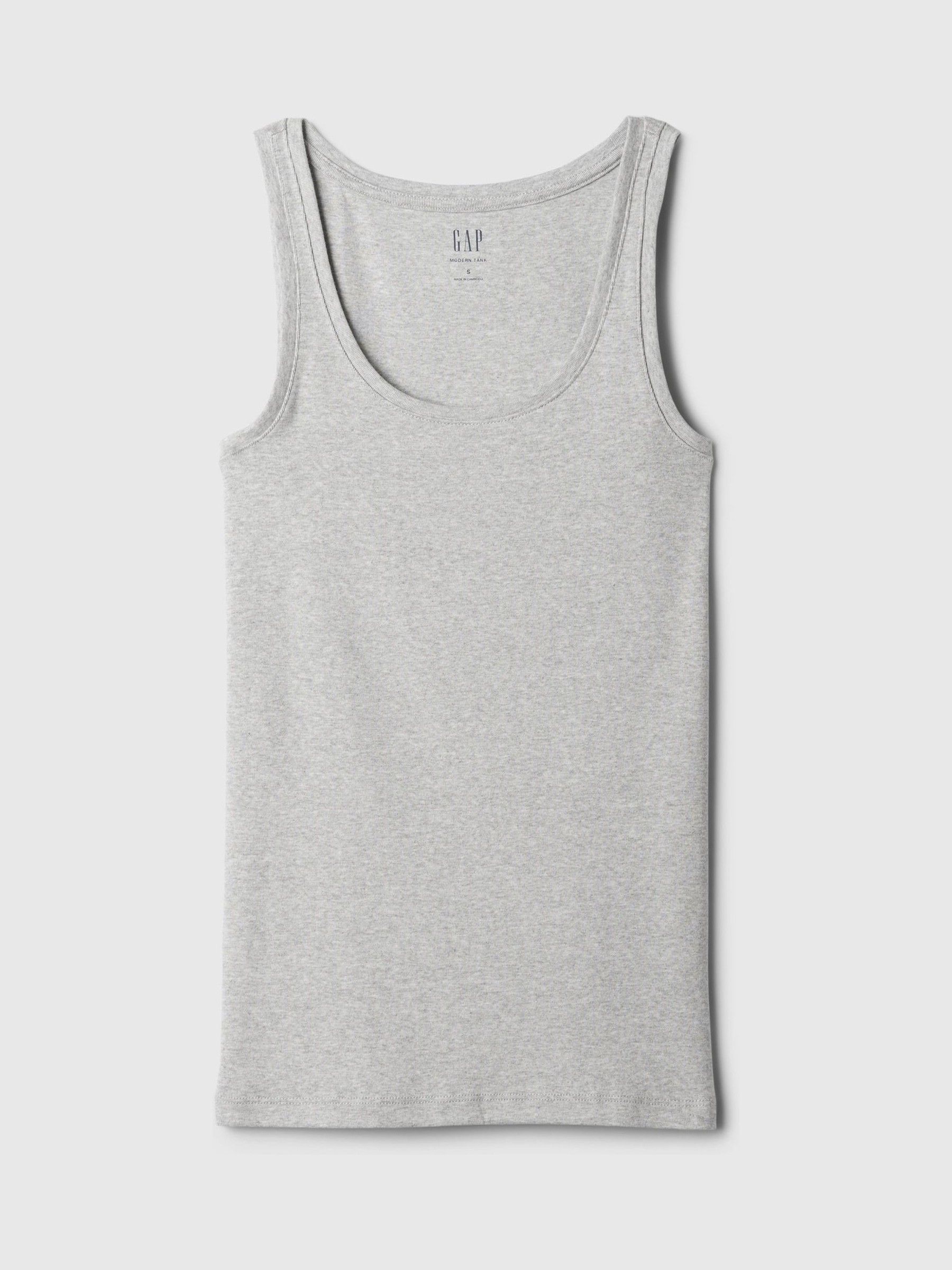 Grey Modern Cotton-Modal Vest - Image 3 of 3