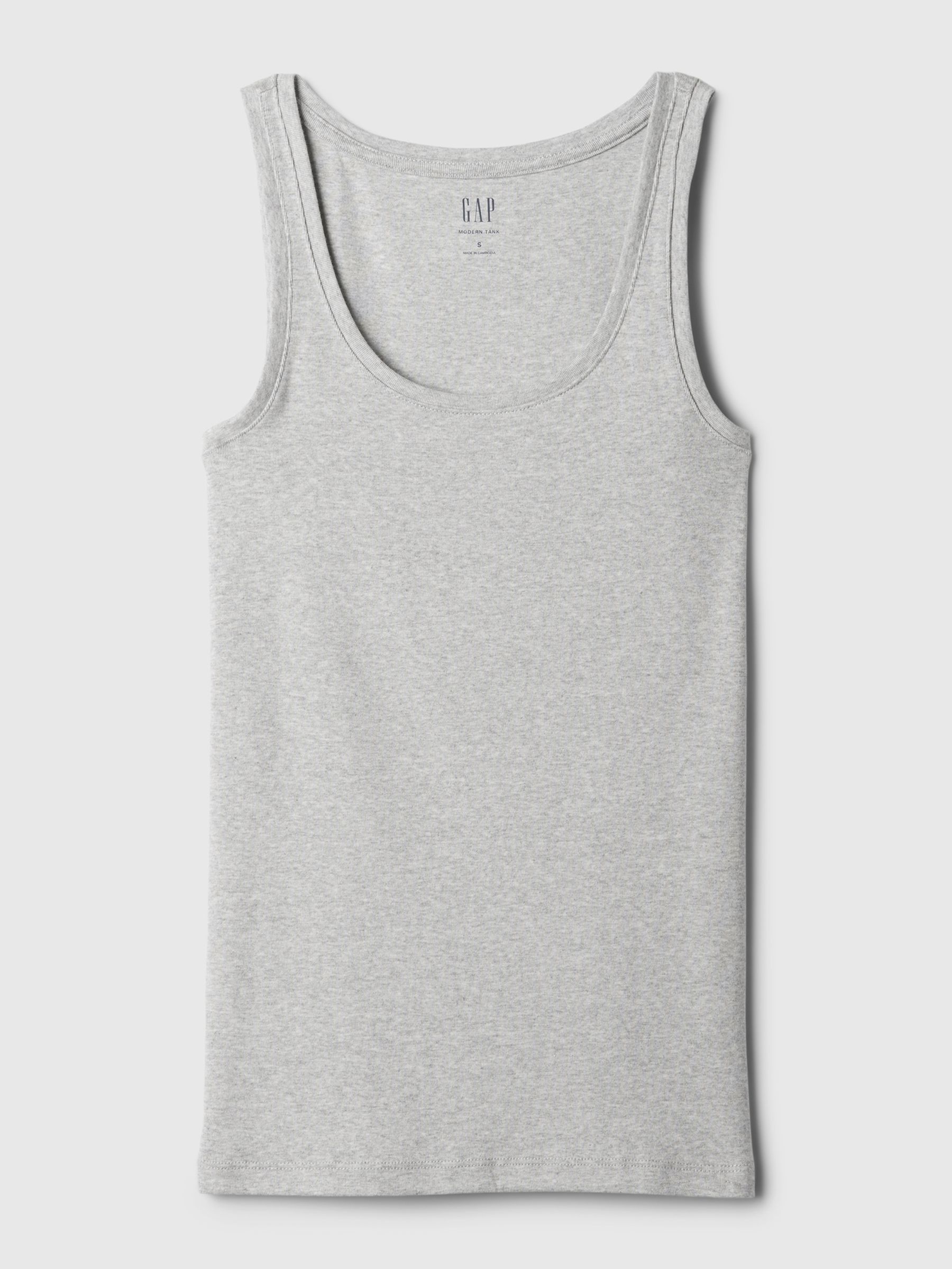 Grey Modern Cotton-Modal Vest - Image 4 of 4