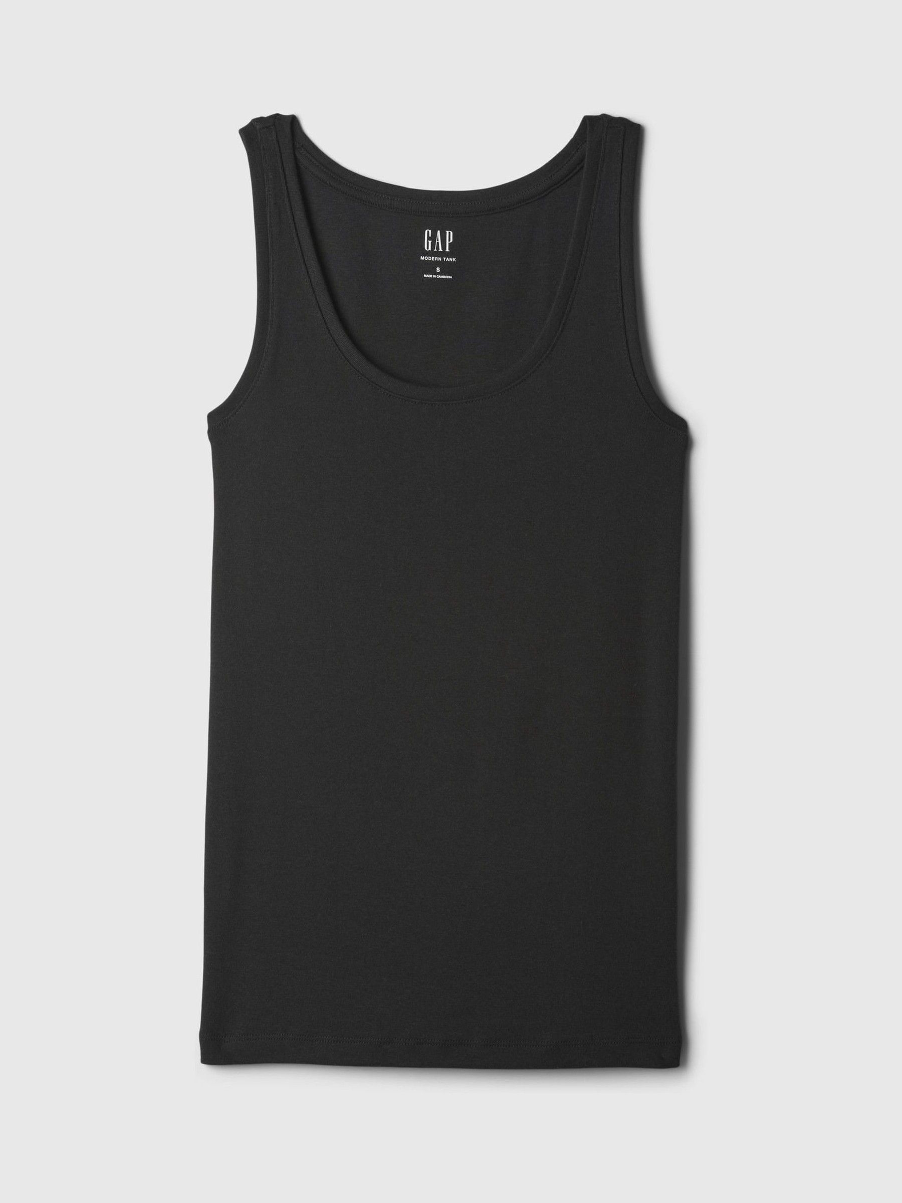 Black Modern Cotton-Modal Vest - Image 4 of 4