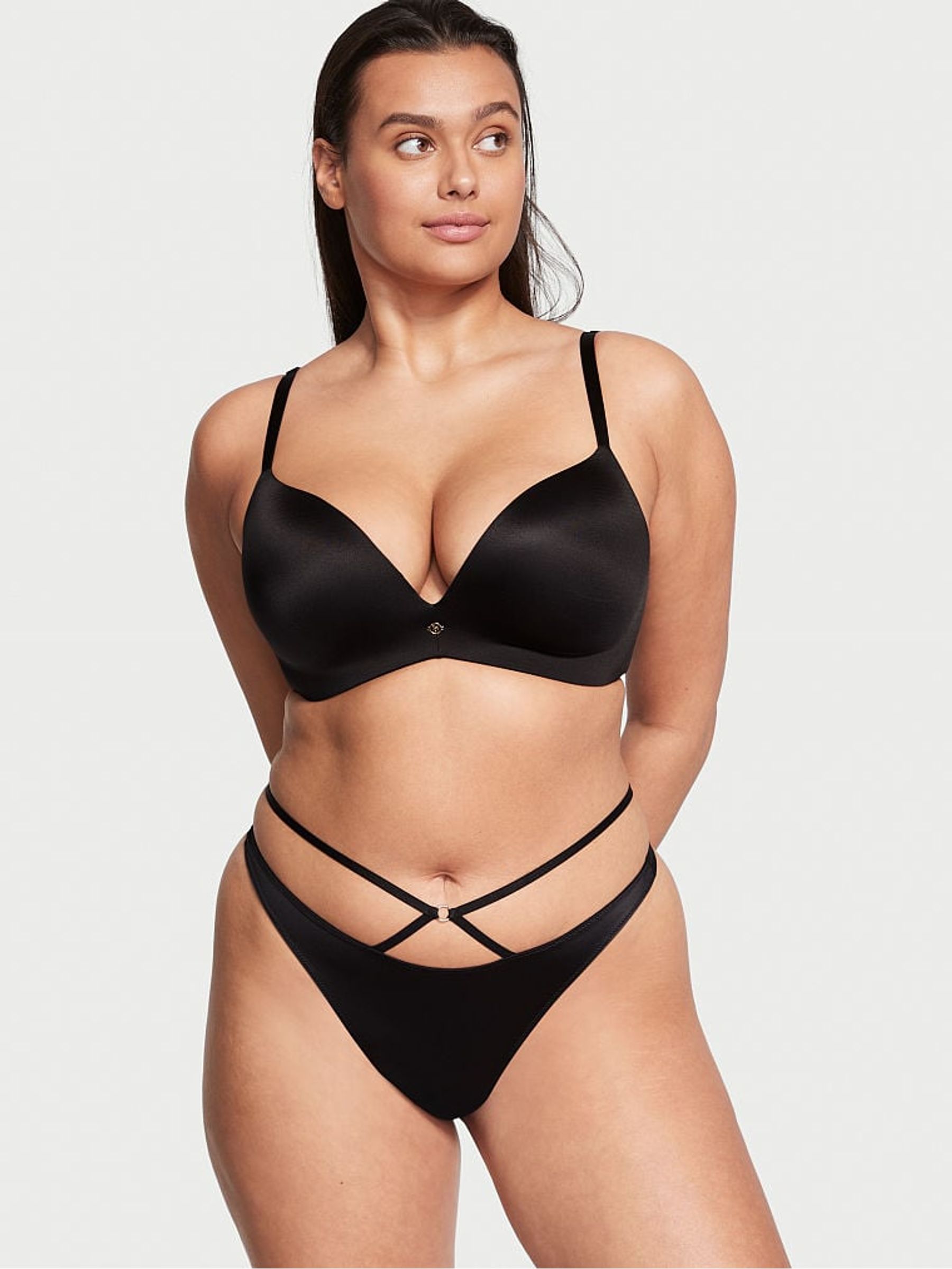 Black Thong Knickers - Image 1 of 4