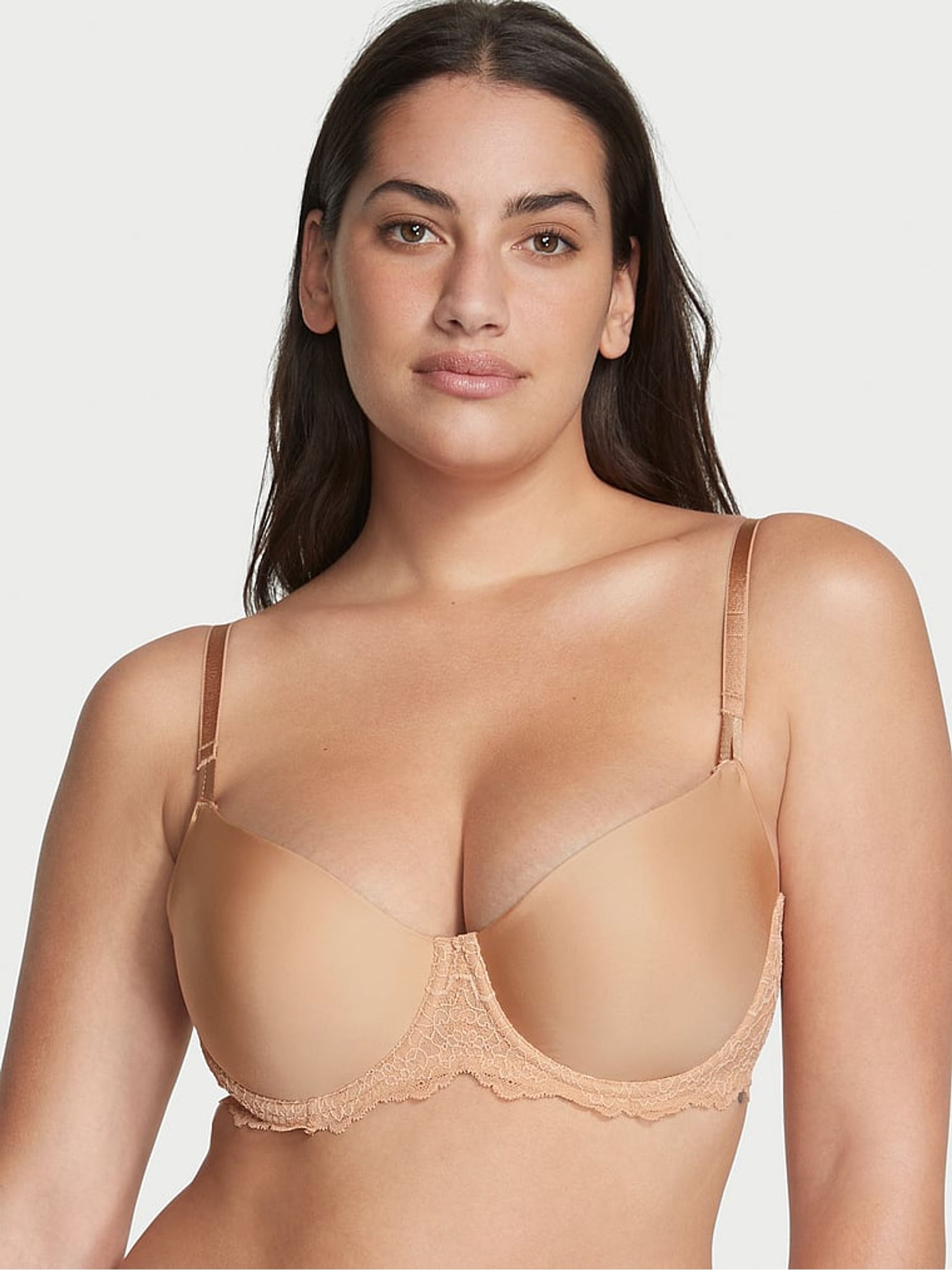 Nude Praline Smooth Unlined Balcony Bra - Image 1 of 3