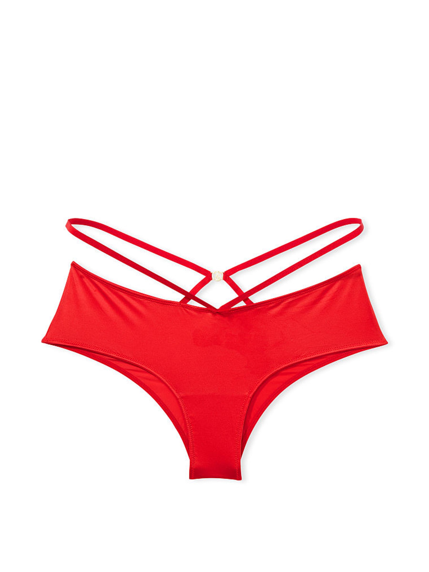 Lipstick Red So Obsessed Strappy Cheeky Panty - Image 3 of 4