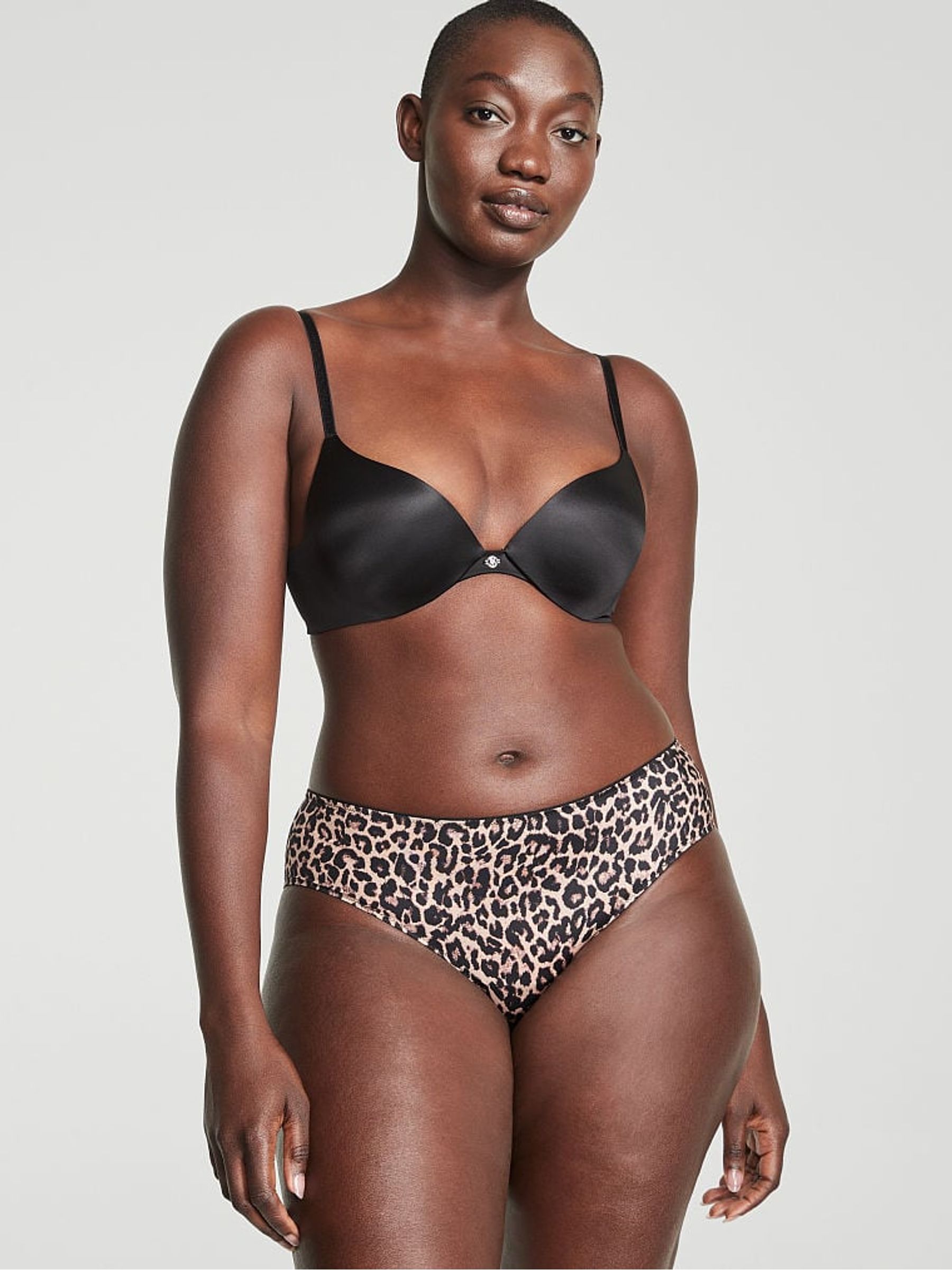 Sexy Leo Leopard Smooth Back Cutout Cheeky Knickers - Image 1 of 4