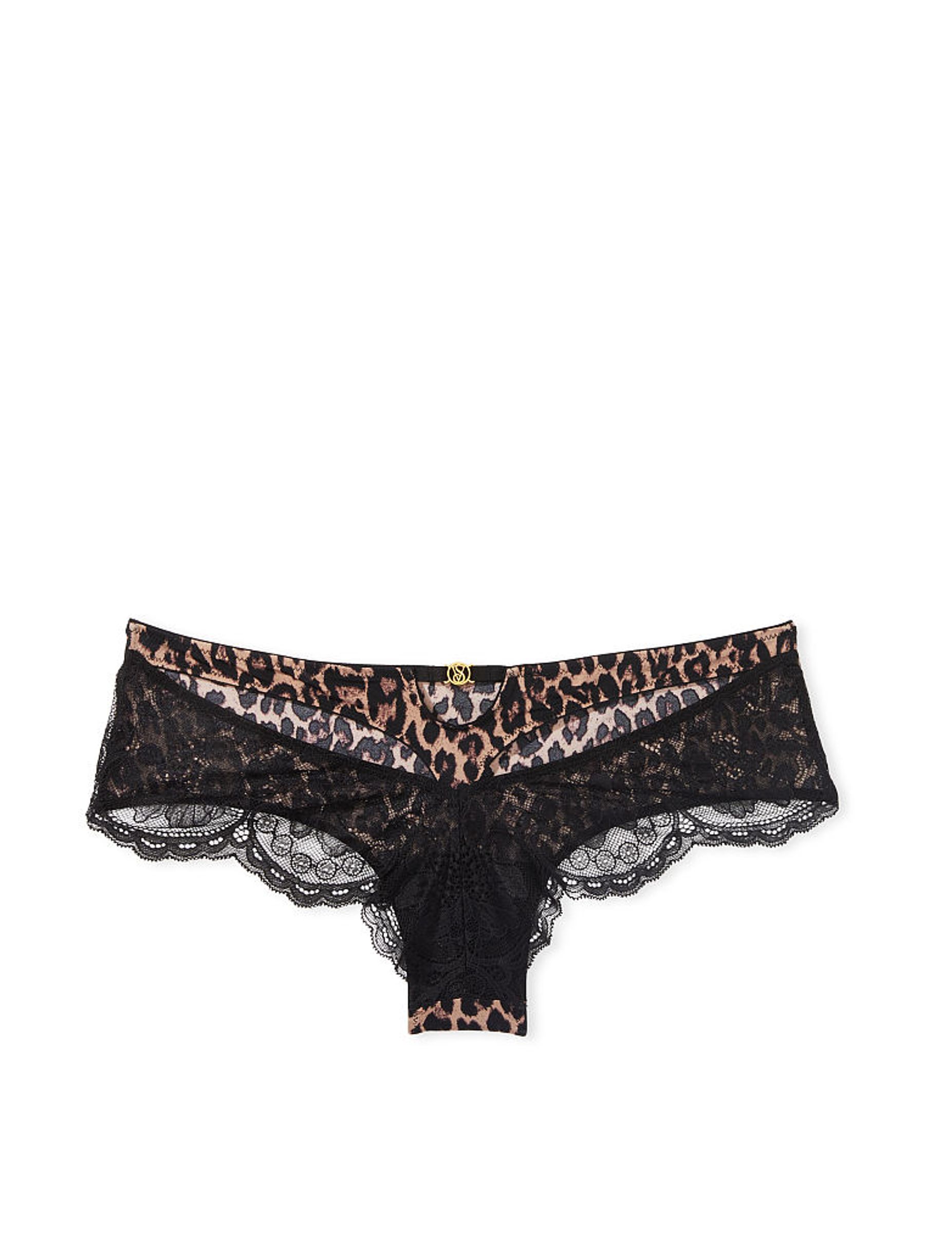 Sexy Leo Leopard Smooth Back Cutout Cheeky Knickers - Image 4 of 4