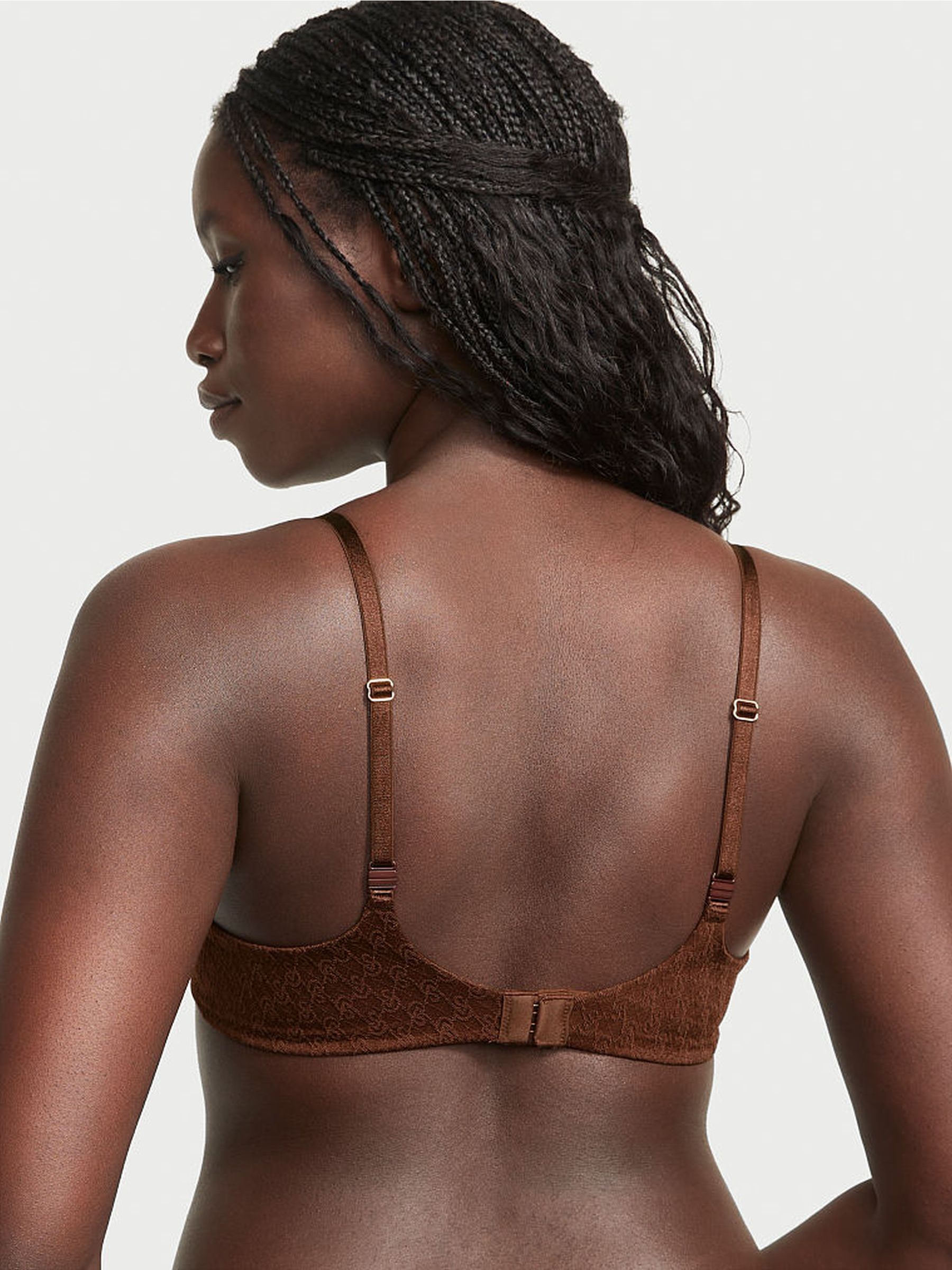 Ganache Nude Lace Icon Push Up Demi Bra - Image 1 of 4