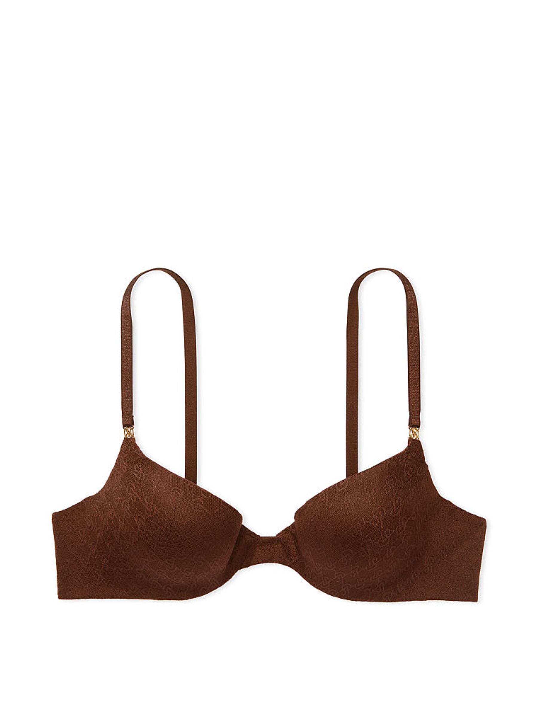 Ganache Nude Lace Icon Push Up Demi Bra - Image 3 of 4